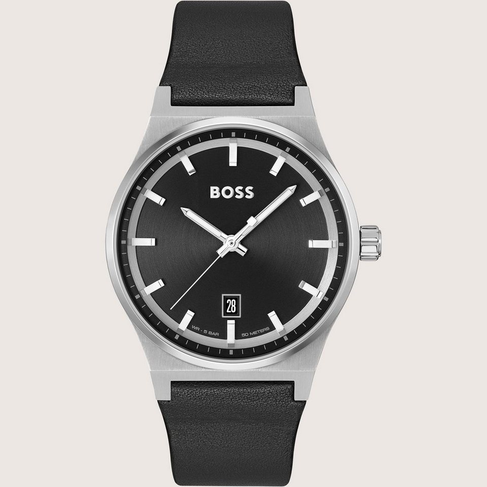 BOSS Quarzuhr CANDOR, 1514075, Classic