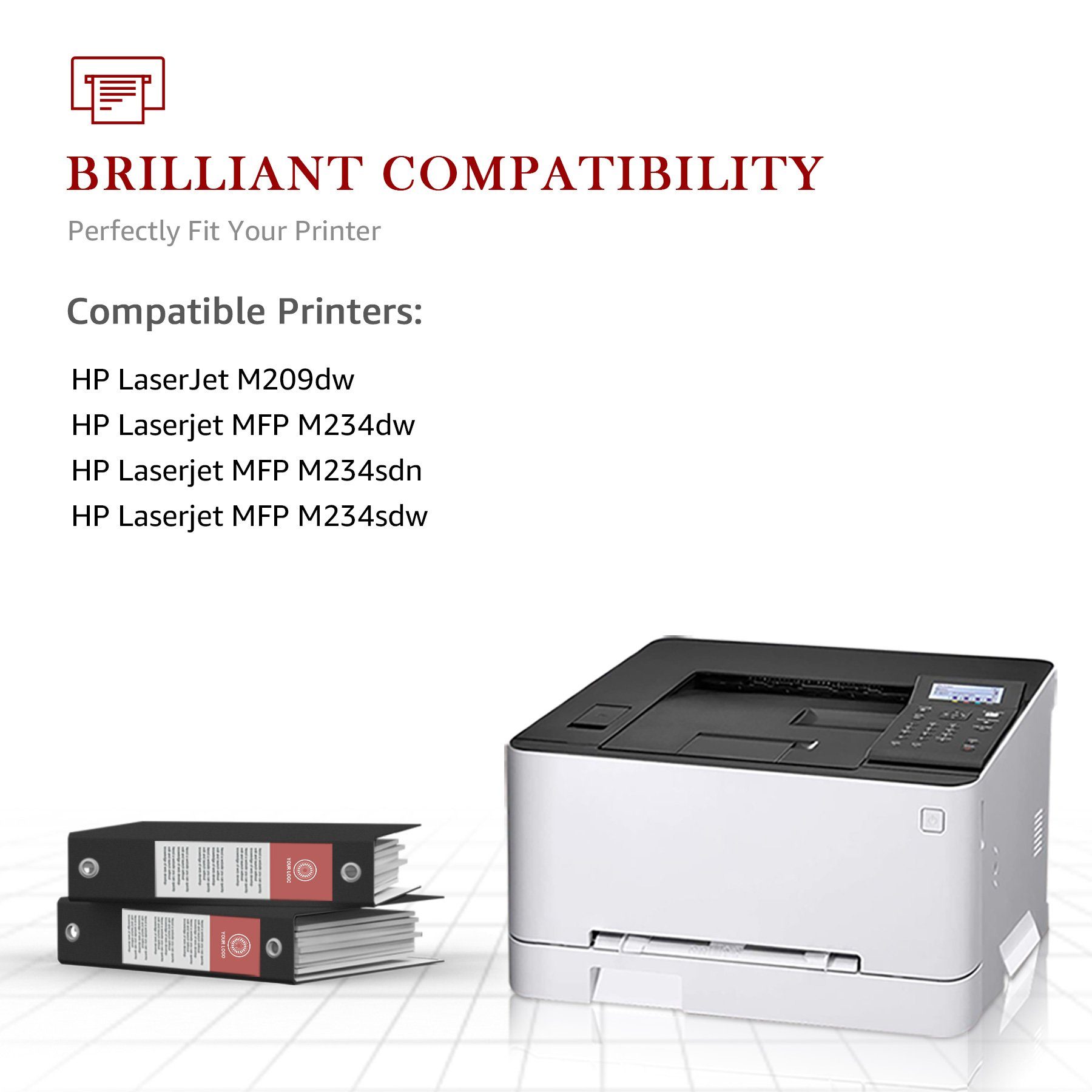 MFP 234 SDW) Tonerpatrone M Kingdom HP DW 234 LaserJet DW HP 209 Ersatz Schwarz M SeitenXXL 135X M MFP Toner M MFP W1350X, 234 (für SDN für 2400