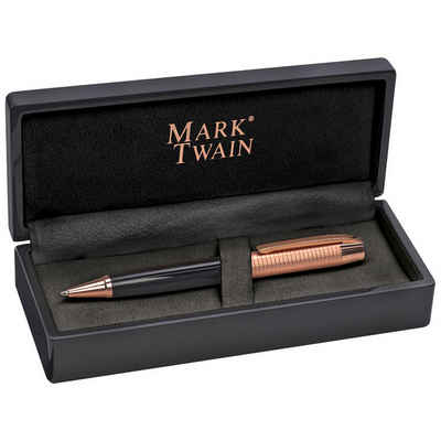 Livepac Office Kugelschreiber Hochwertiger "Mark Twain" Drehkugelschreiber mit Kupfer