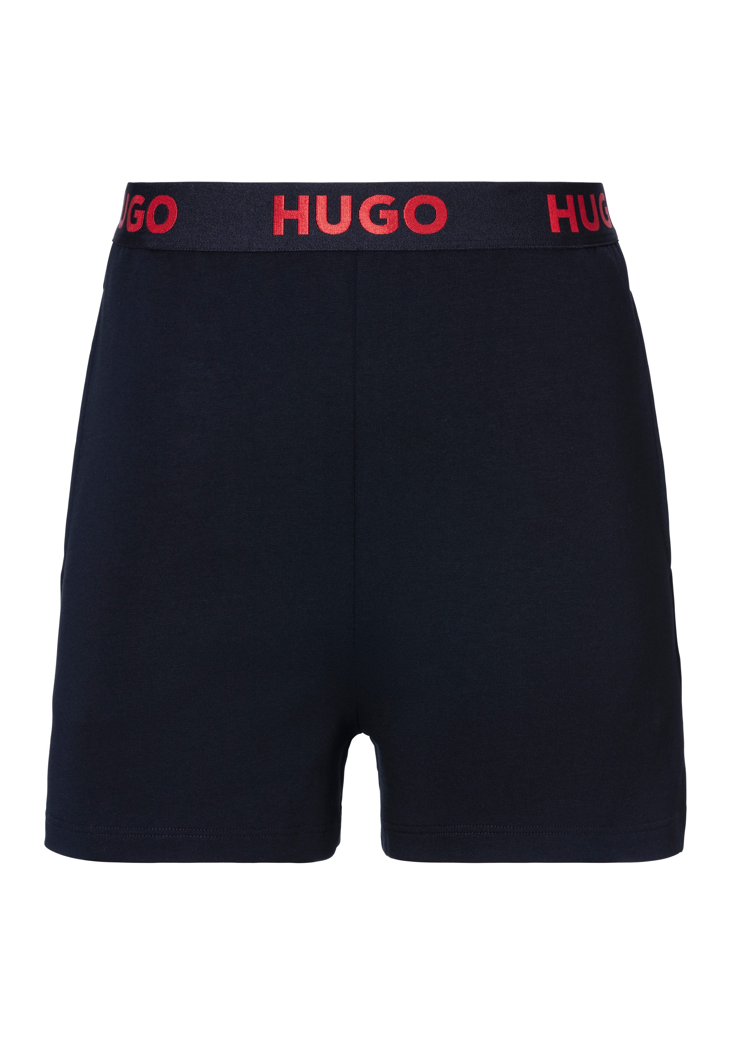 HUGO Pyjamahose SPORTY LOGO_SHORTS mit elastischem günstig online kaufen