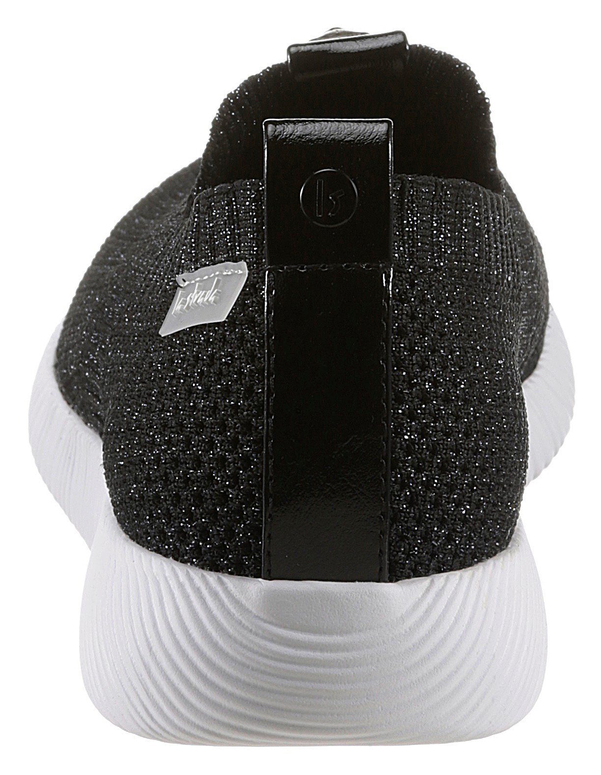 Schuhe Sneaker La Strada Slip-On Sneaker mit weißer Laufsohle