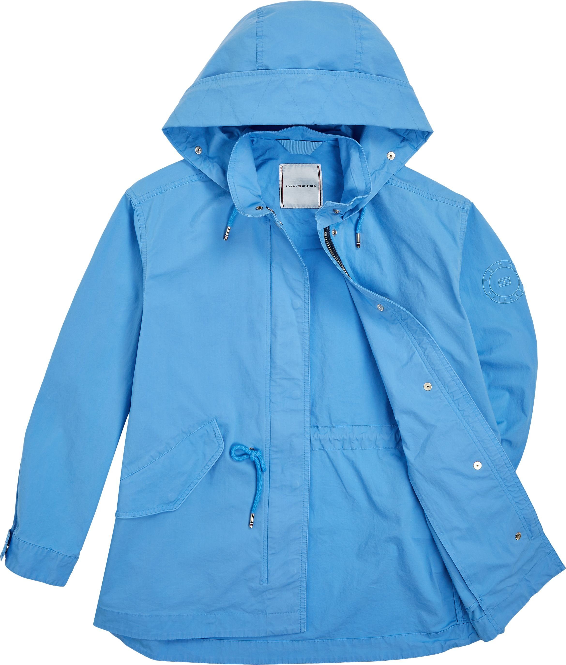 Tommy Hilfiger Curve Parka CURVE,mit PLUS CRV Taille an SIZE PARKA COTTON SHORT der Tunnelzug