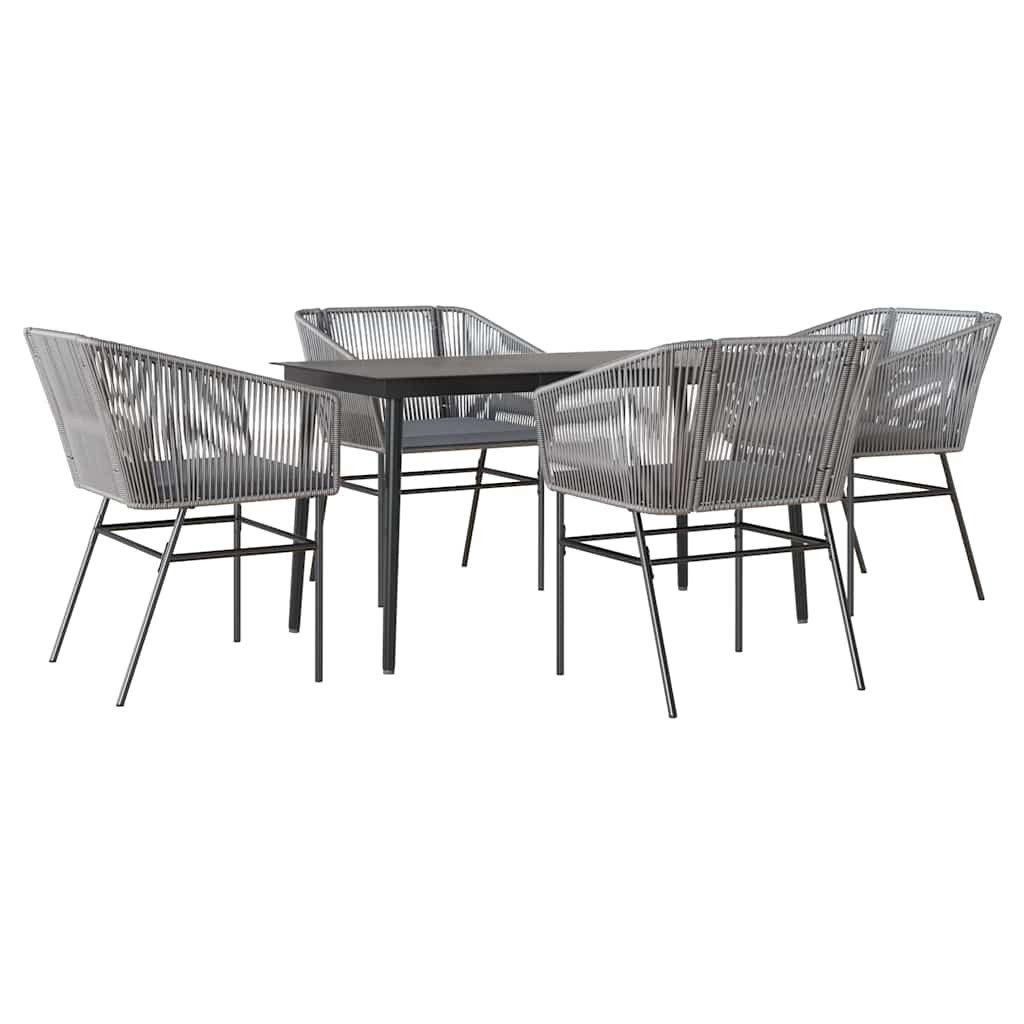 vidaXL Garten-Essgruppe 5-tlg. Garten-Essgruppe mit Kissen günstig online kaufen