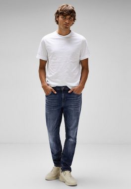 STREET ONE MEN Regular-fit-Jeans im Used Look