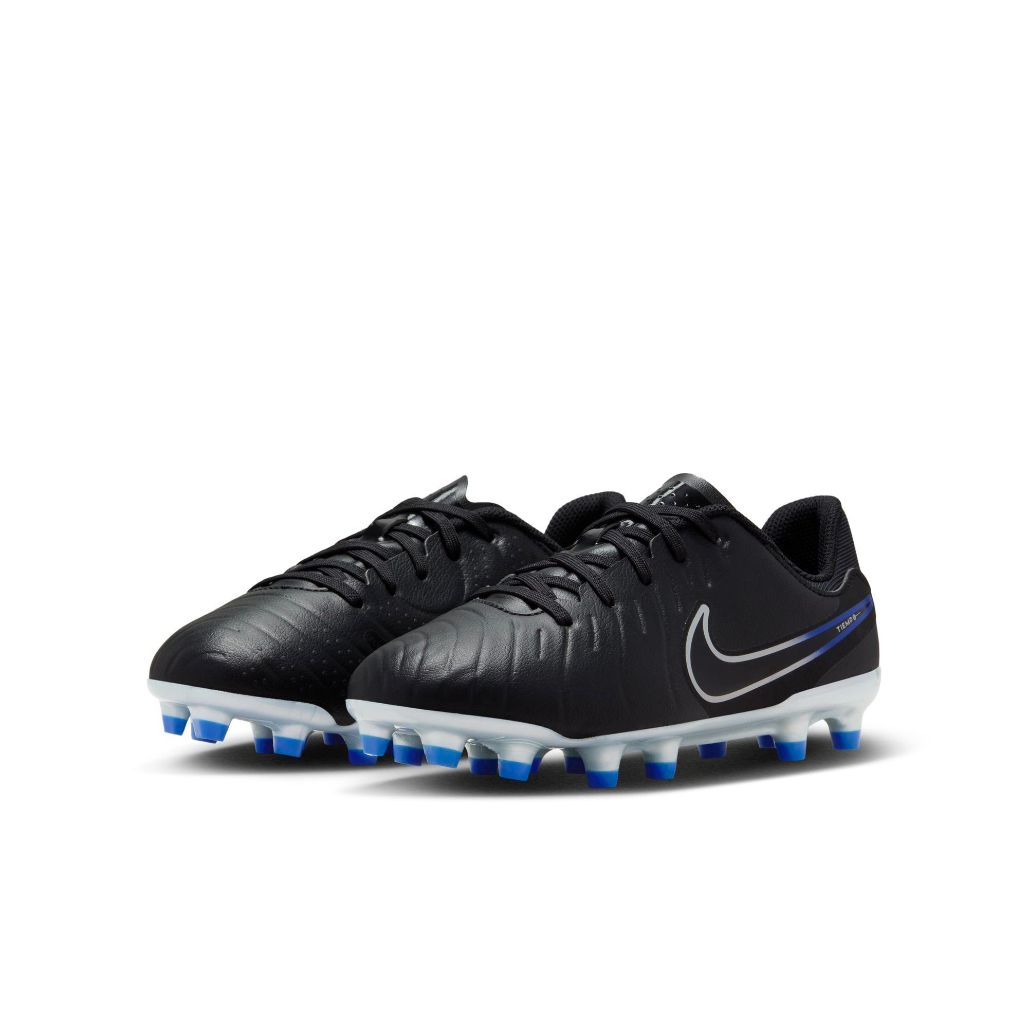 Fußballschuh black-chrome Nike LEGEND ACADEMY FG/MG JR 10