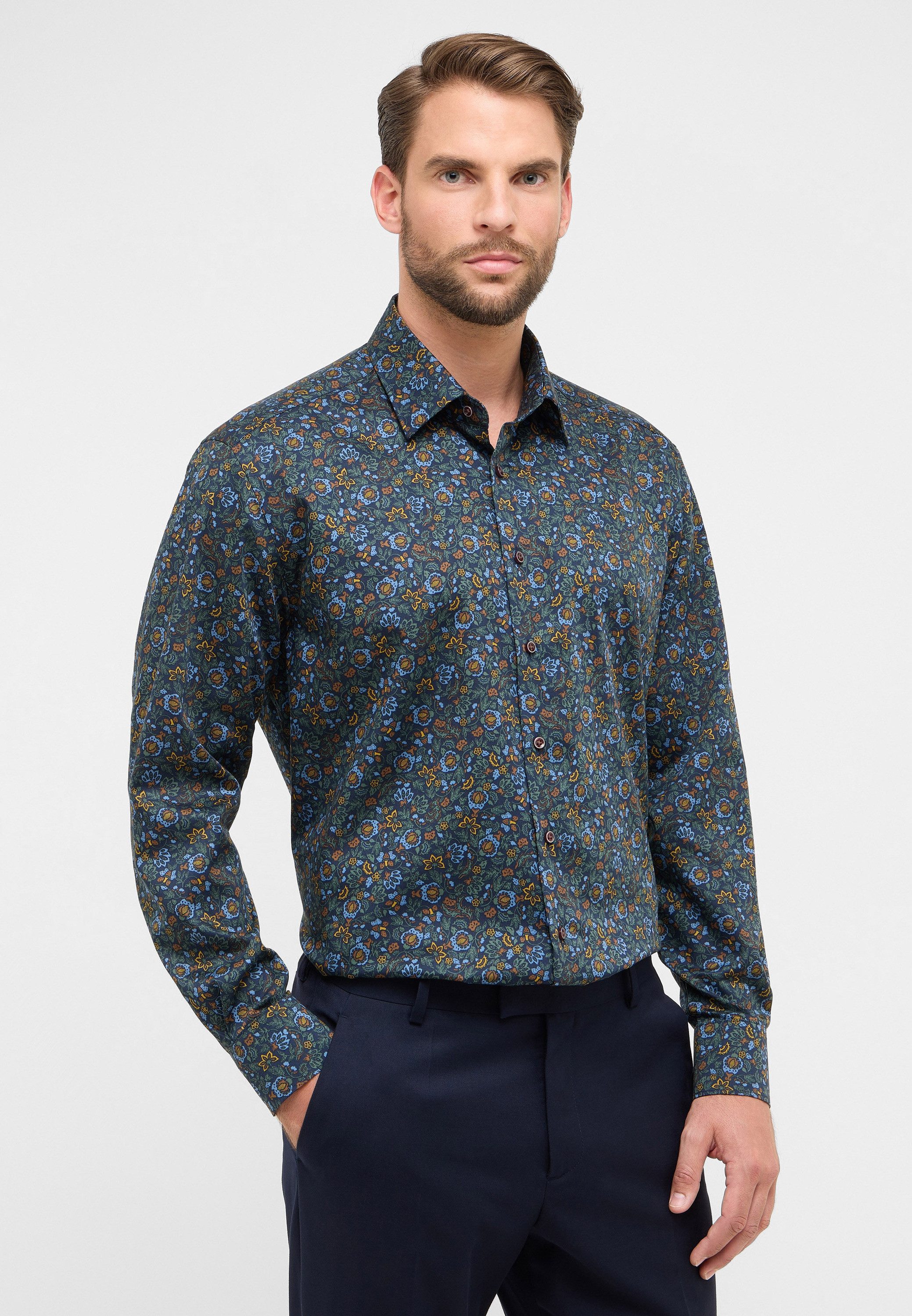 Eterna Langarmhemd COMFORT FIT NON IRON günstig online kaufen