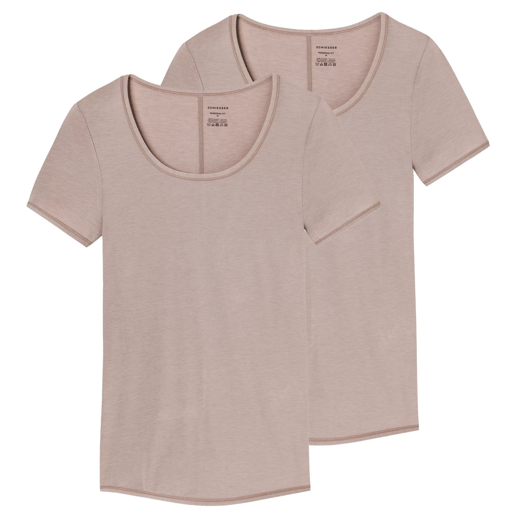 Schiesser T-Shirt Damen Unterhemd 2er Pack günstig online kaufen