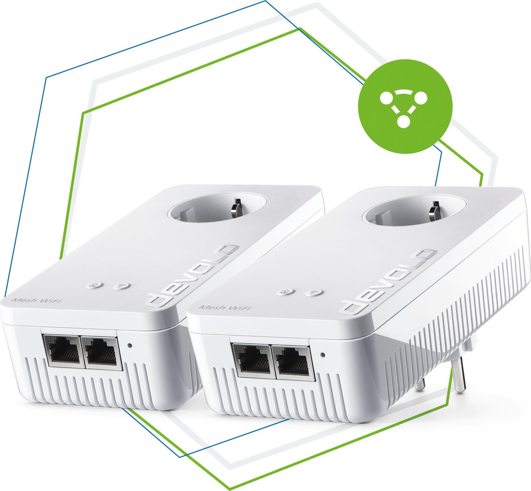 DEVOLO Mesh WLAN 2 Starter Kit Netzwerk-Switch