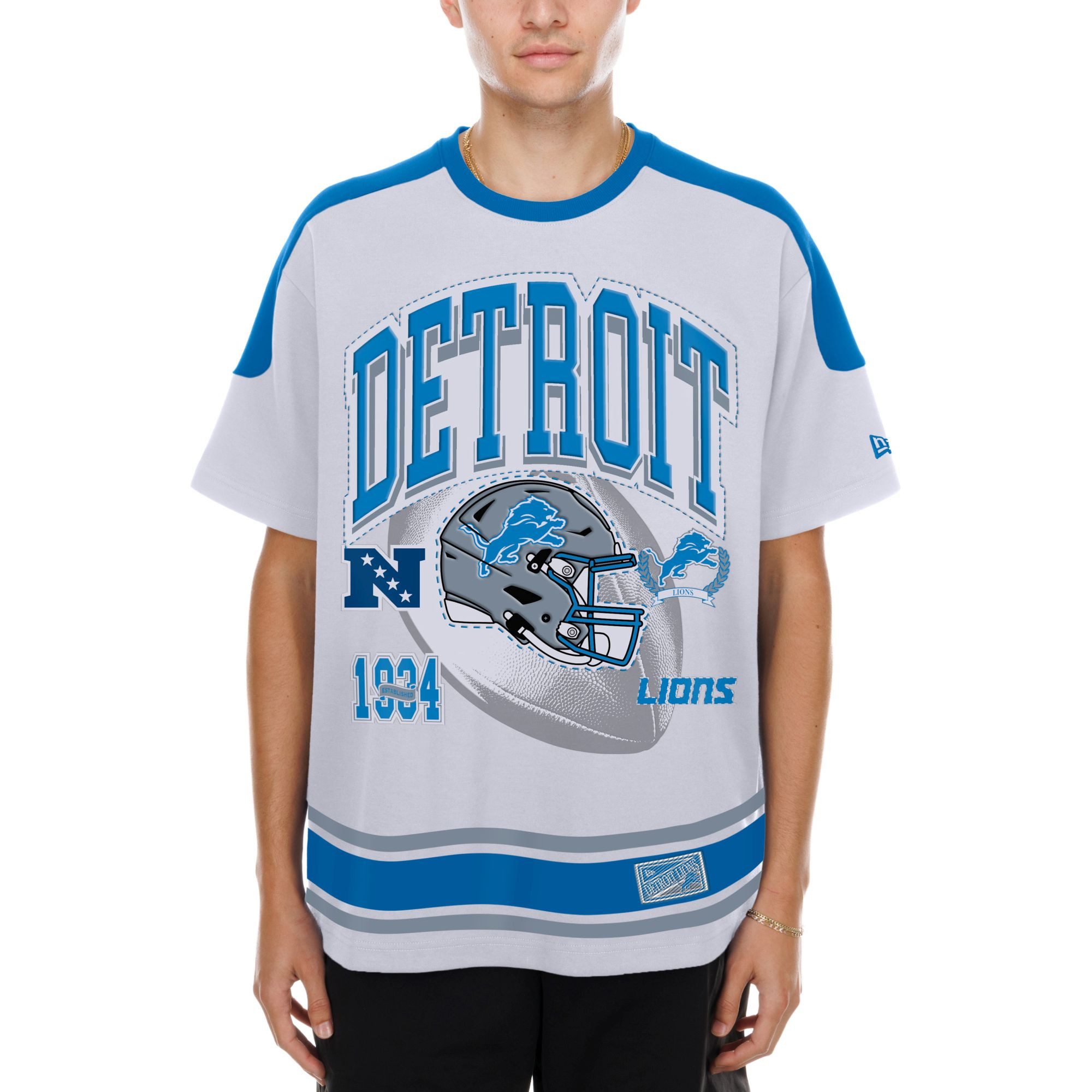 New Era Print-Shirt NFL Jersey MATCH Detroit Lions
