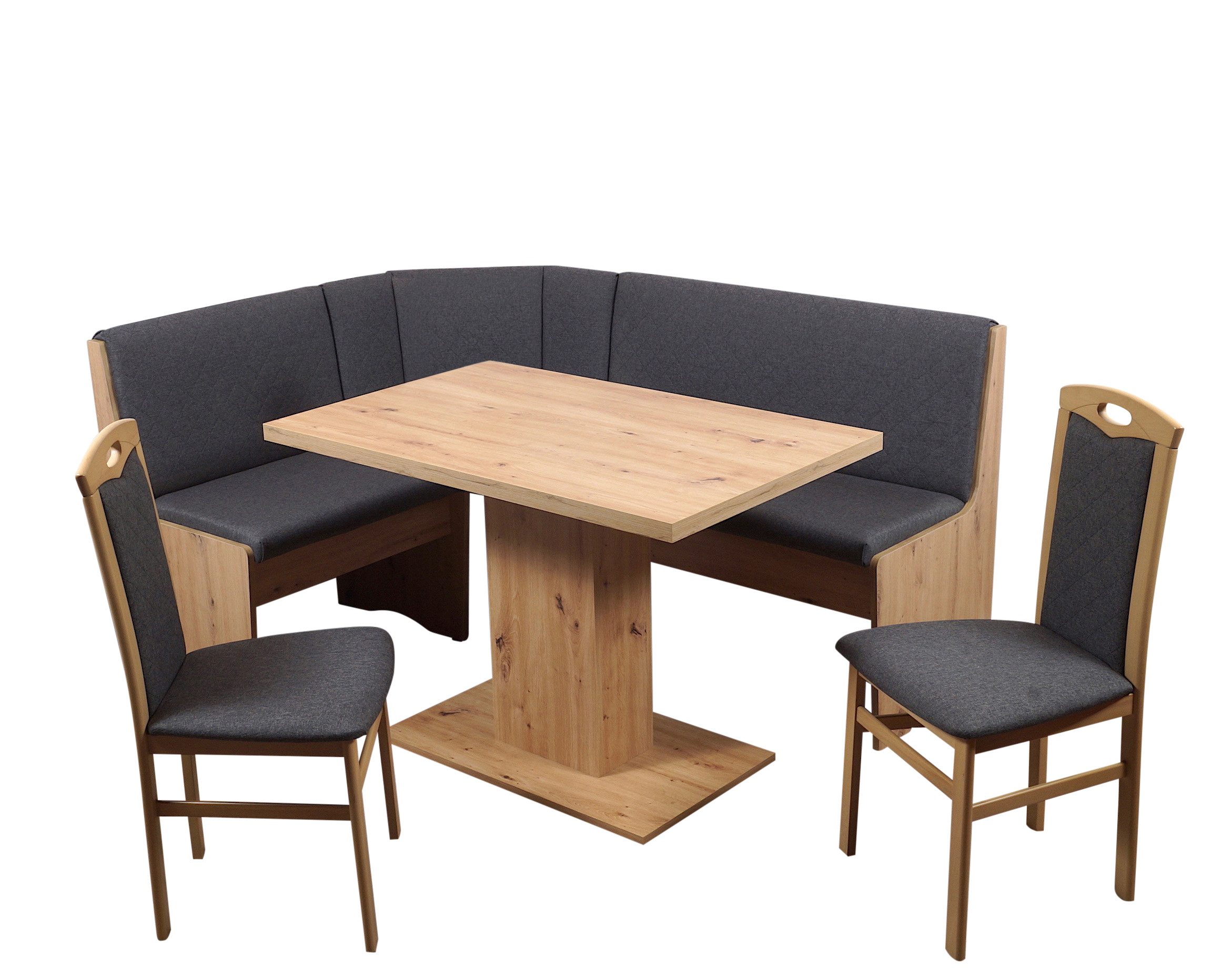 Stolebaenk Eckbankgruppe Bremen OLNIPI, (Eckbank Set, 1xEckbank, 1xTisch, 2 günstig online kaufen