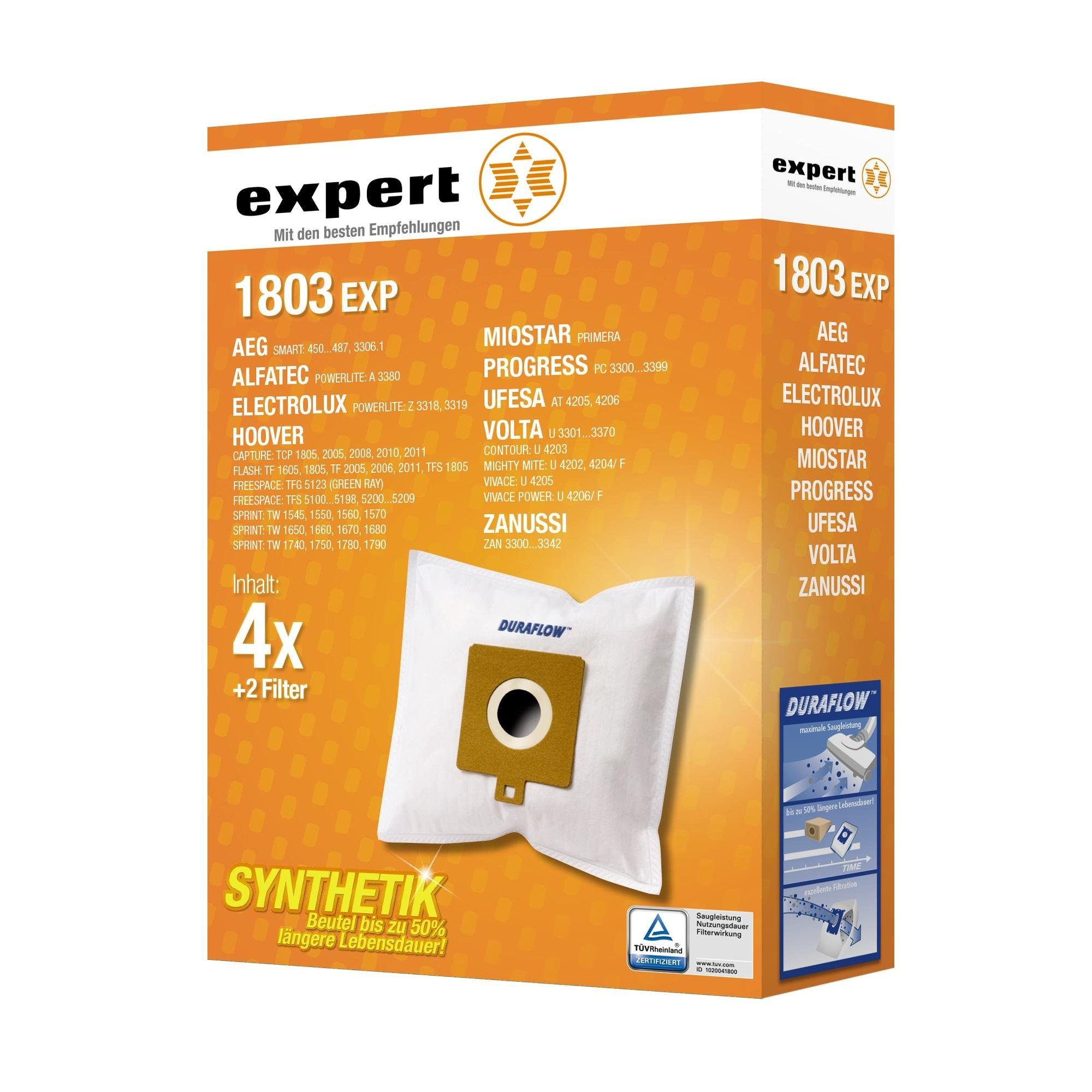 Expert Staubsaugerbeutel expert 1803 EXP Staubsaugerbeutel