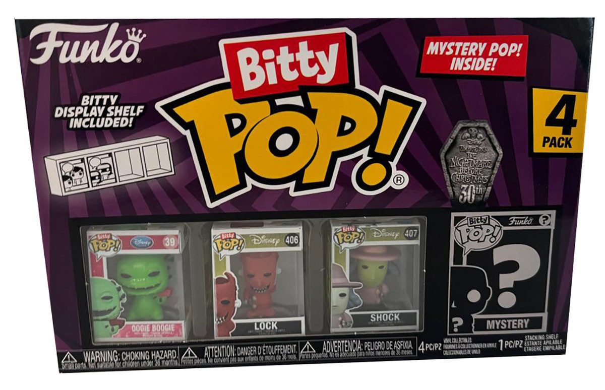 Funko Spielfigur Funko Bitty Pop, The Nightmare Before Christmas, Oogie Boogie, Set