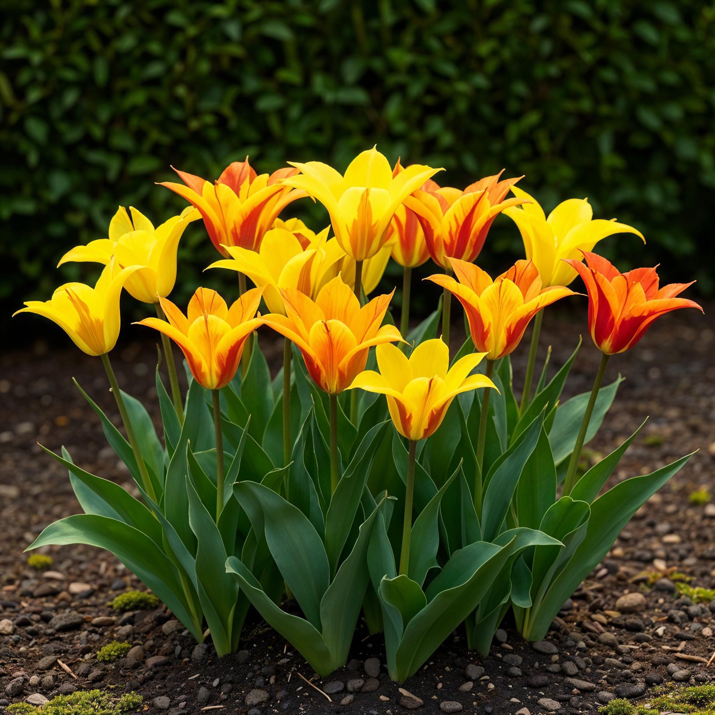 Exotenherz Blumenzwiebeln Exotenherz Blumenzwiebeln - Tulpe Tulipa Vendeeglobe (12 Stück) 12cm, (12-St)