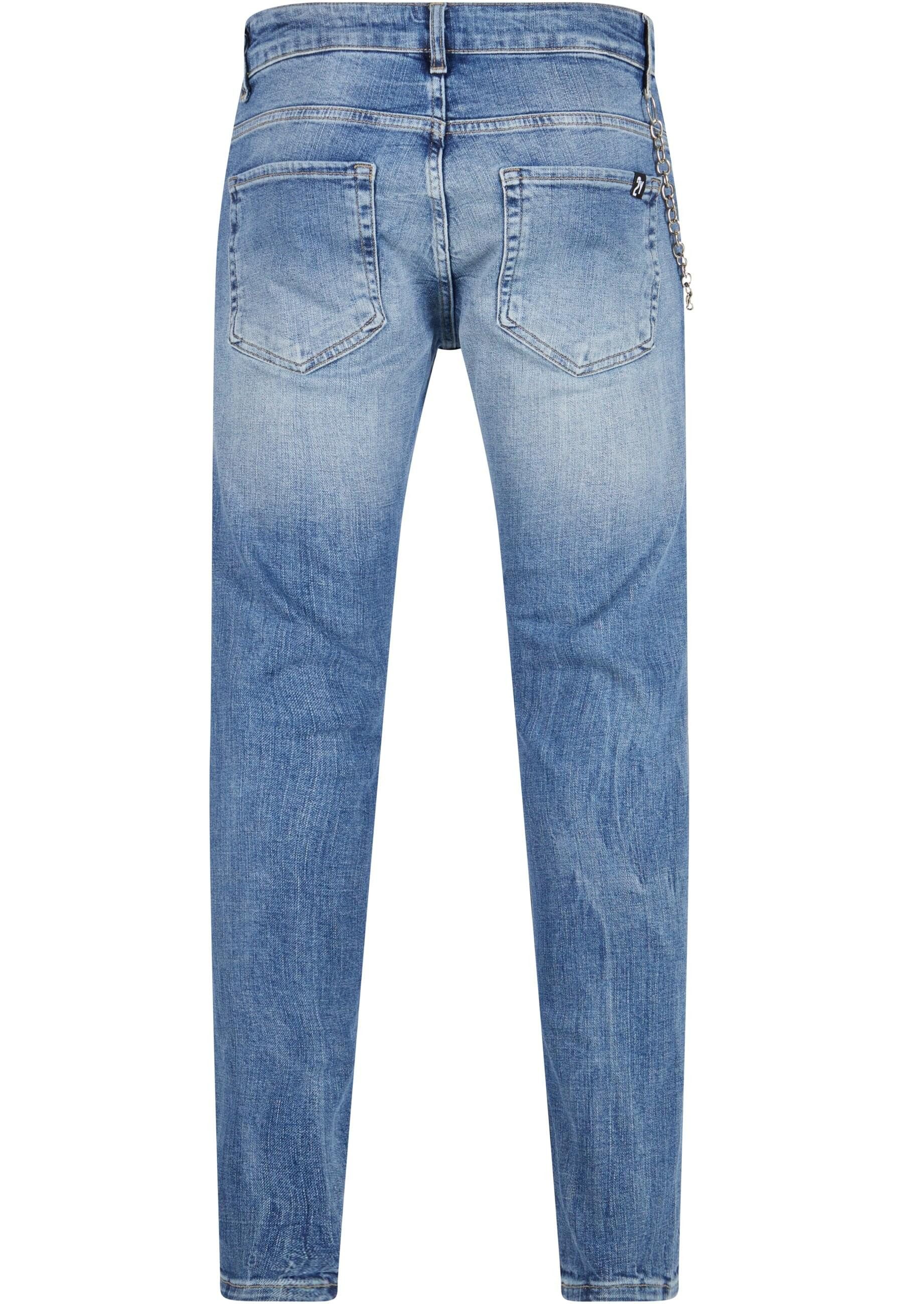 2Y Studios Bequeme Jeans 2Y Studios Herren 2Y Skinny Fit Destroyed Jeans günstig online kaufen