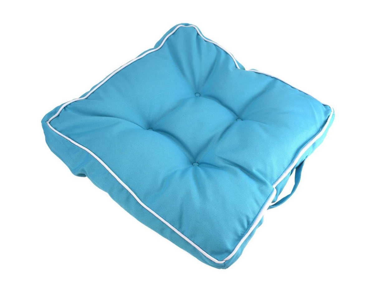 Bolan Sitzkissen Outdoor Stuhlkissen 39x39x8 cm 4-Punkt-Steppung Sitzkissen Deko