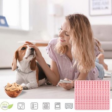 zggzerg Backmatte Backmatte Hundekekse, Silikon Backform für Hundekekse und Leckerlis