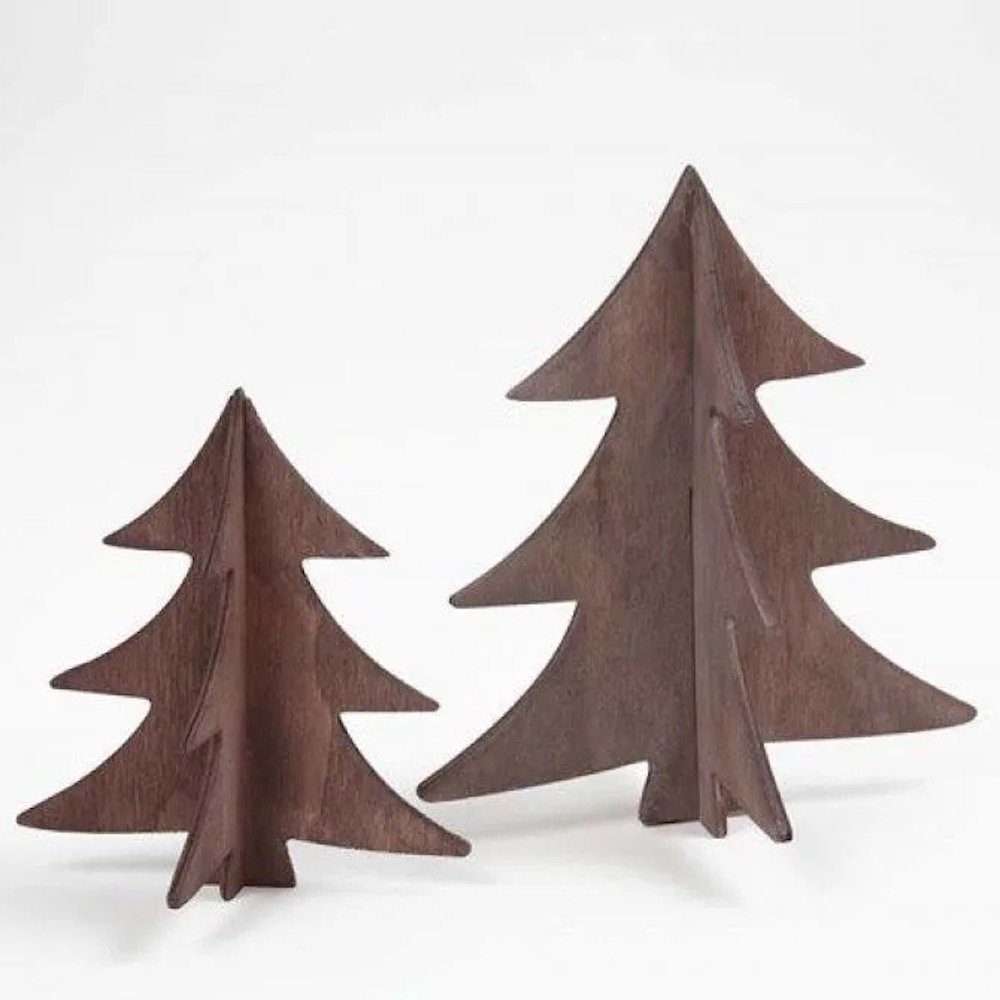 Creotime Dekofigur 3D Weihnachtsbaum, H: Stk/ Pck 2 cm, 1 13+18
