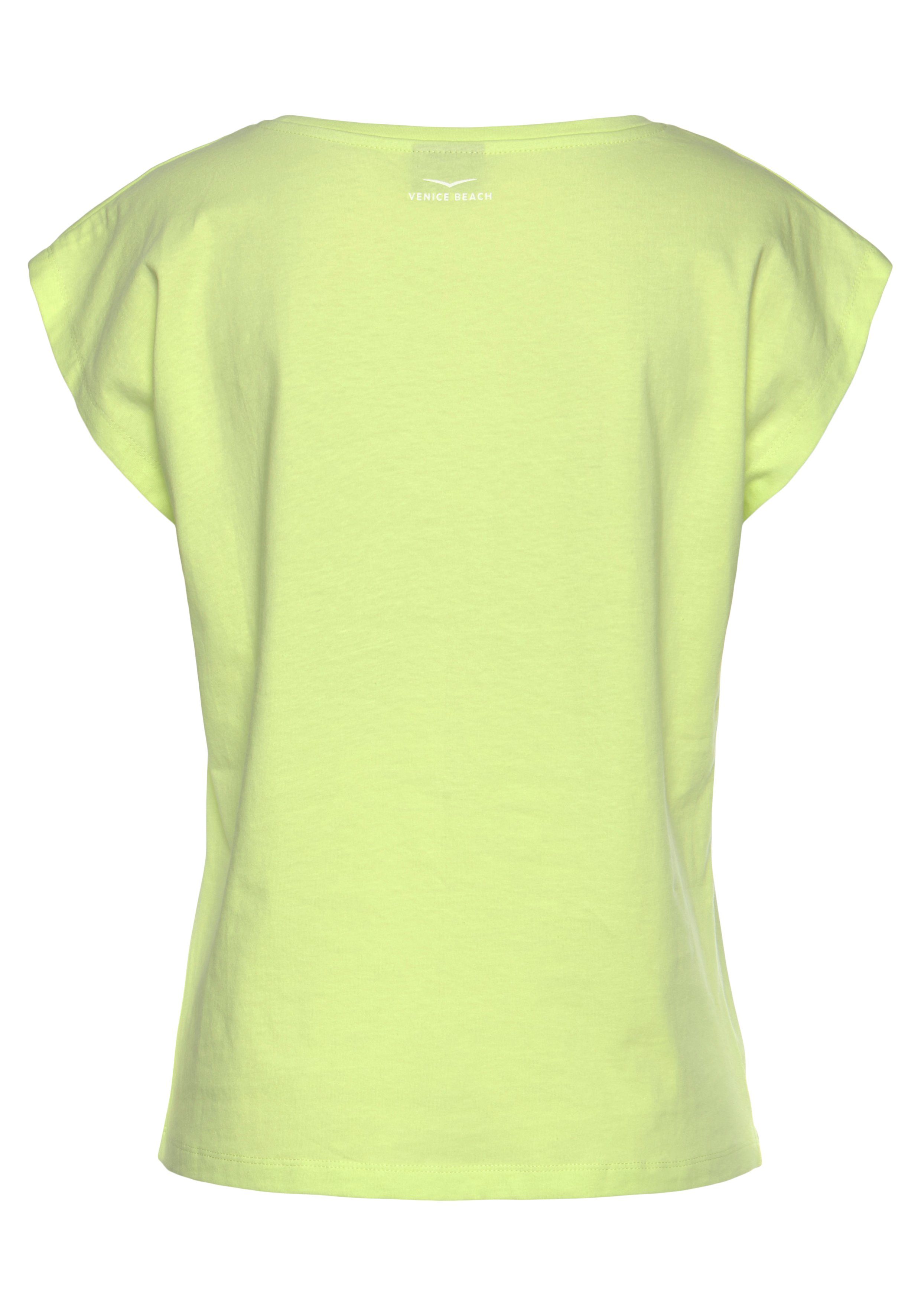 Beach Venice Kurzarmshirt limone