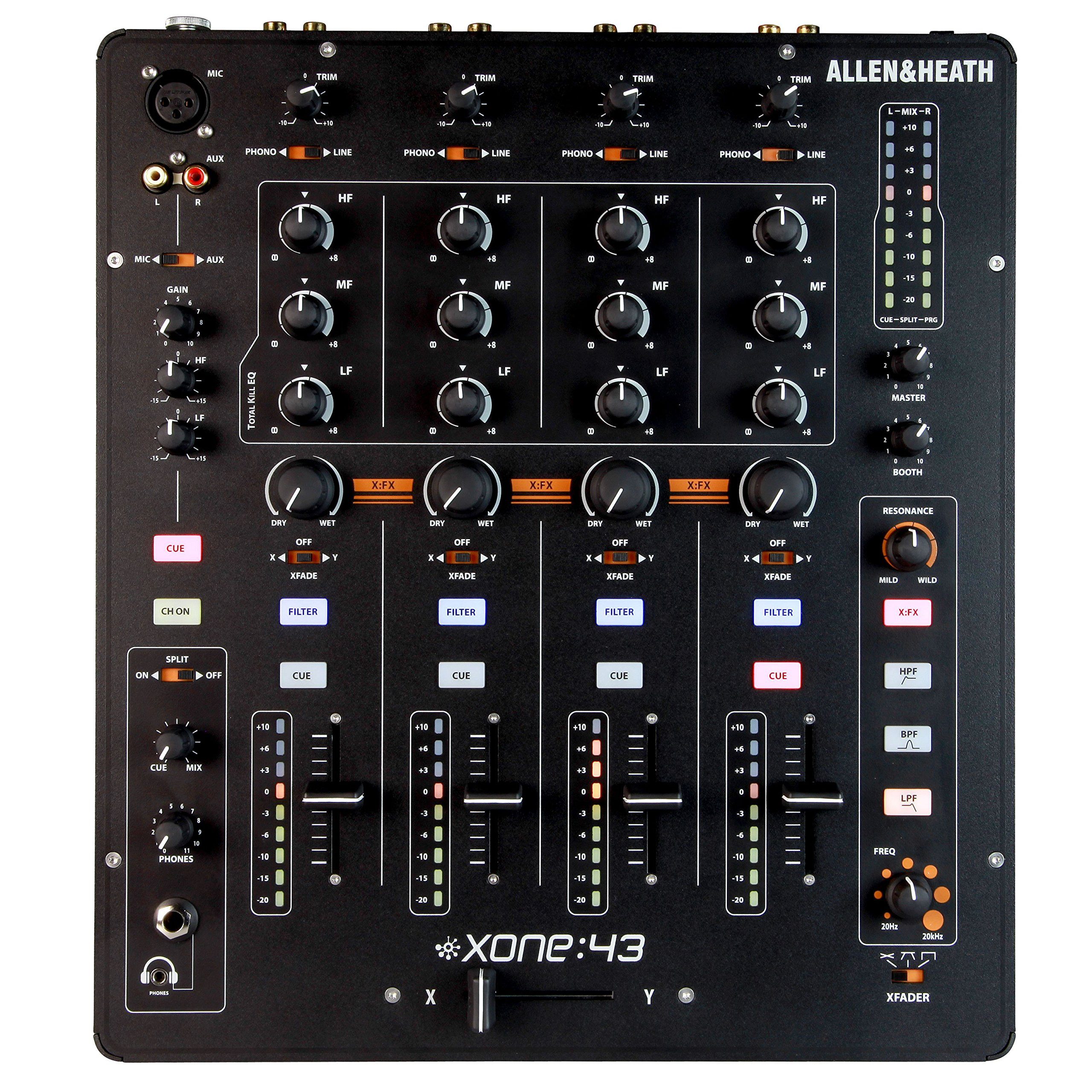 Allen & Heath Mischpult, (XONE:43, DJ-Mixer, DJ-Clubmixer), XONE:43 - DJ Mixer
