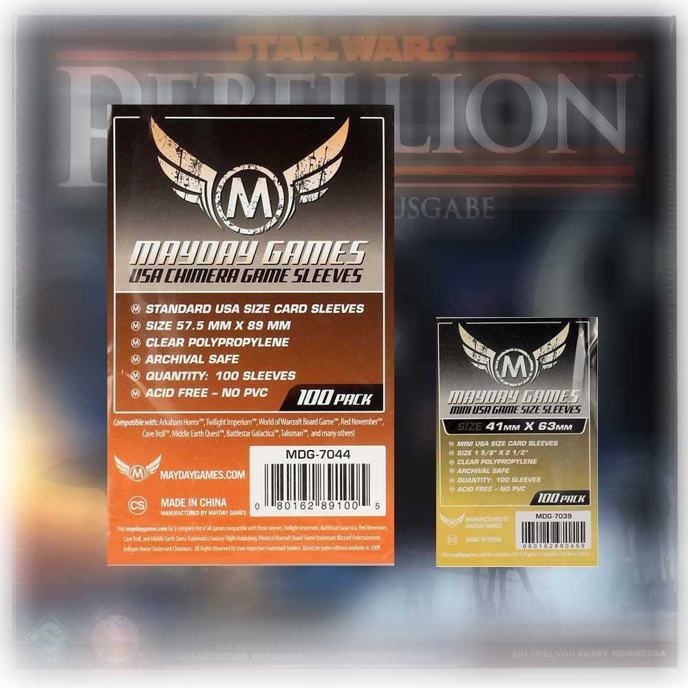 Spiel Standard Hüllen 7039 + 7044 Vorteilspack für Star Wars Rebellion