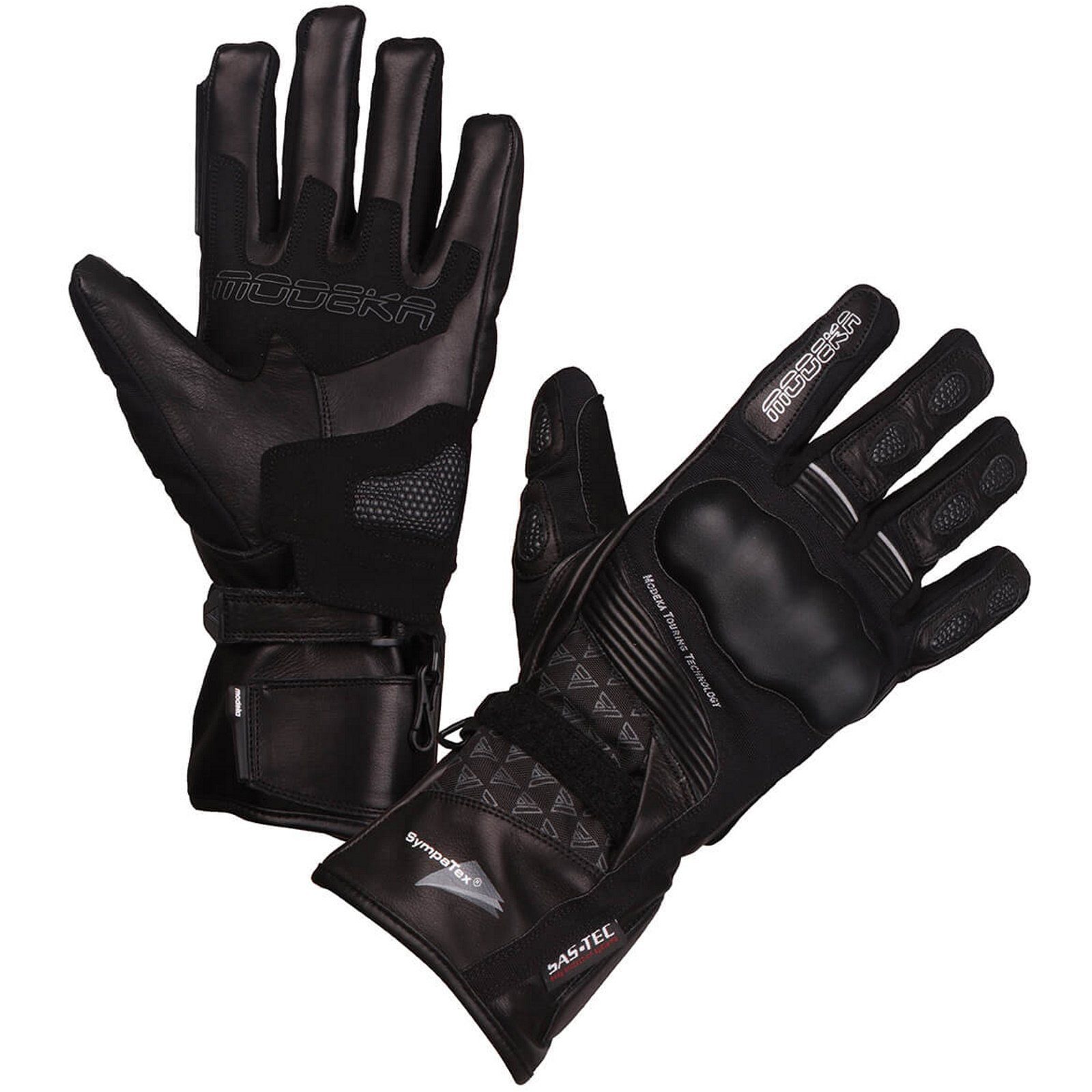 Modeka Motorradhandschuhe Modeka Panamericana Handschuhe schwarz 12