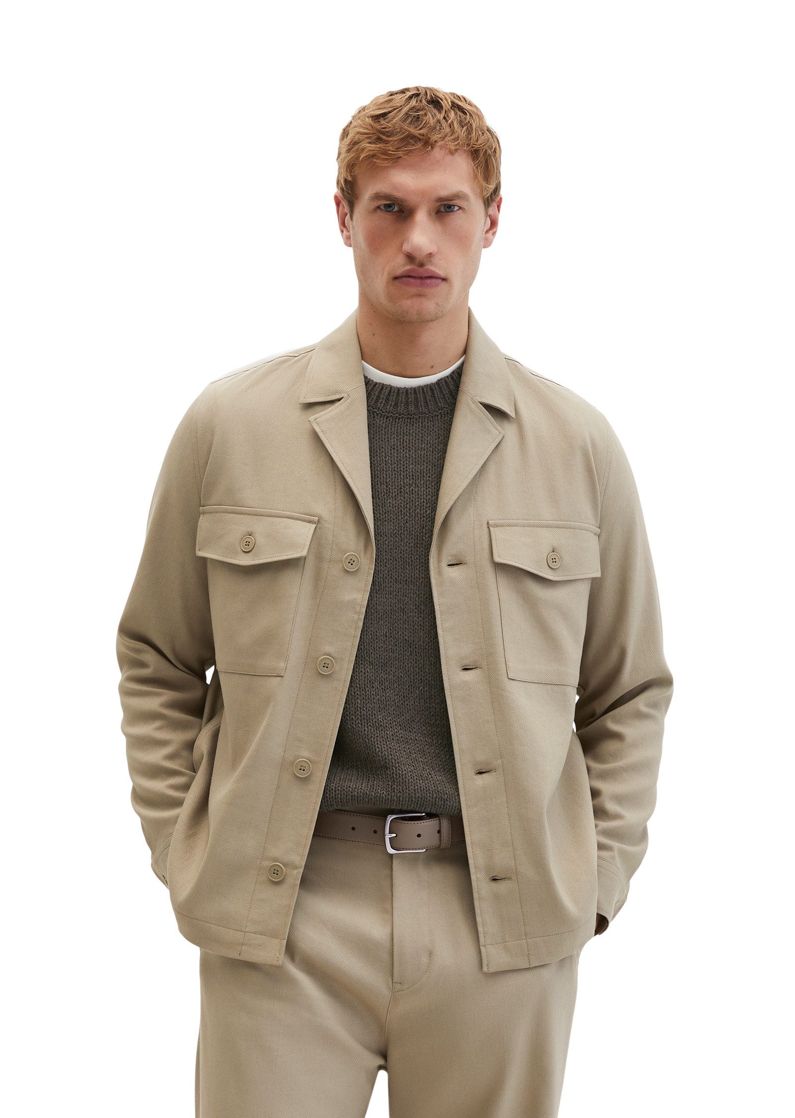 Marc O'Polo Kurzjacke aus weichem Funktionsleinen