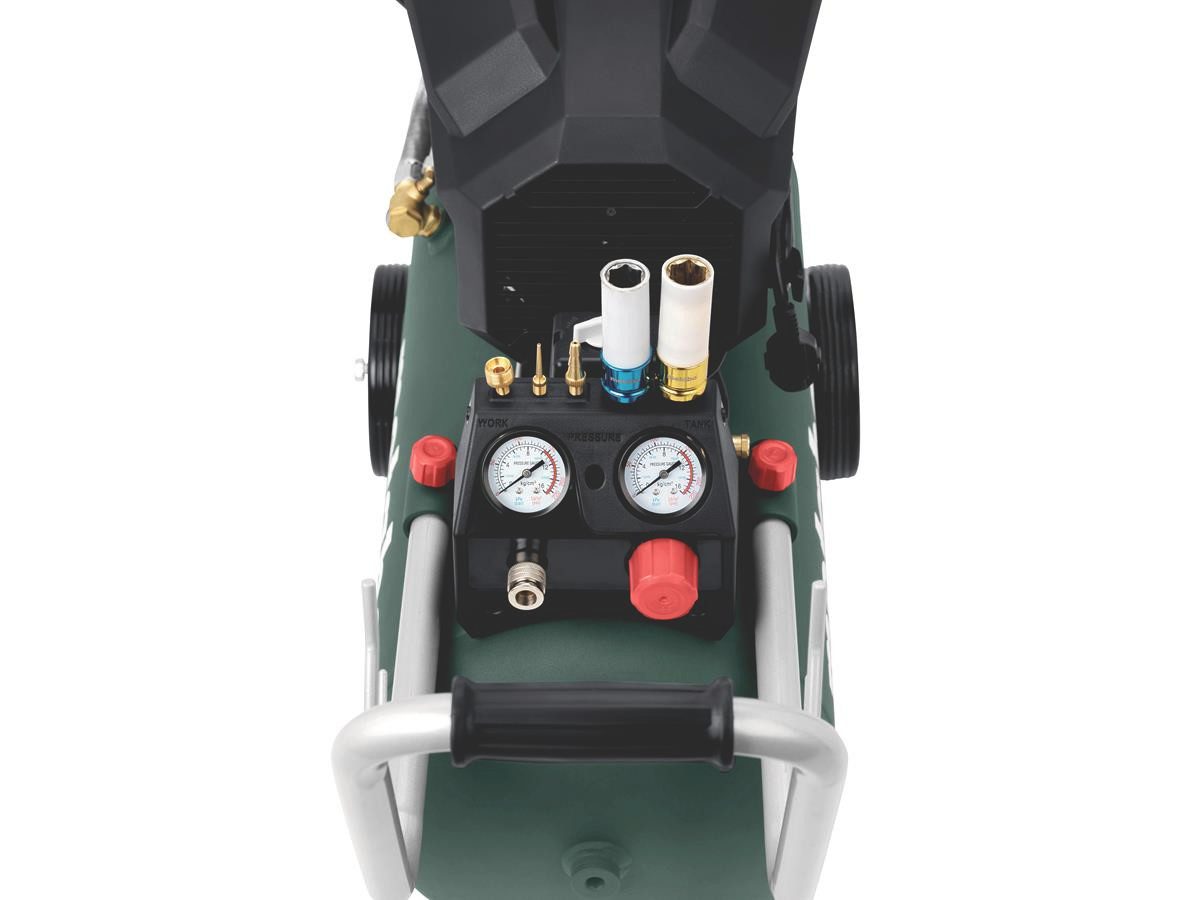 metabo Kompressor Basic 400-50 V, 2300 W, max. 10 bar, 50 l, 3-tlg., 2,3 kW Leistung, 10 bar Betriebsdruck