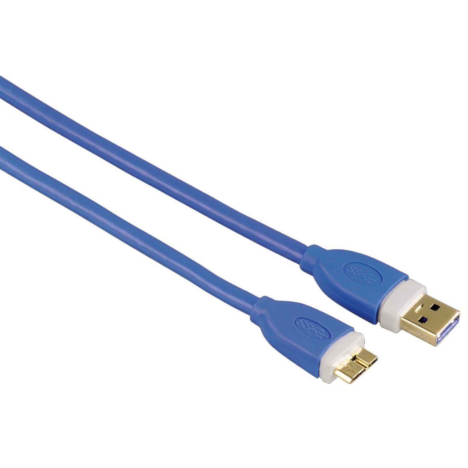Hama HQ 3m USB 3.0 USB-Kabel Micro-USB vergoldet USB-Kabel, USB 3.0 Typ A,USB 3.0 Typ B, USB 3.0 Typ A,USB 3.0 Micro-B, Keine (300 cm), USB 3.0 Anschluss-Kabel, USB-3.0 Micro-B-Stecker Adapter-Kabel