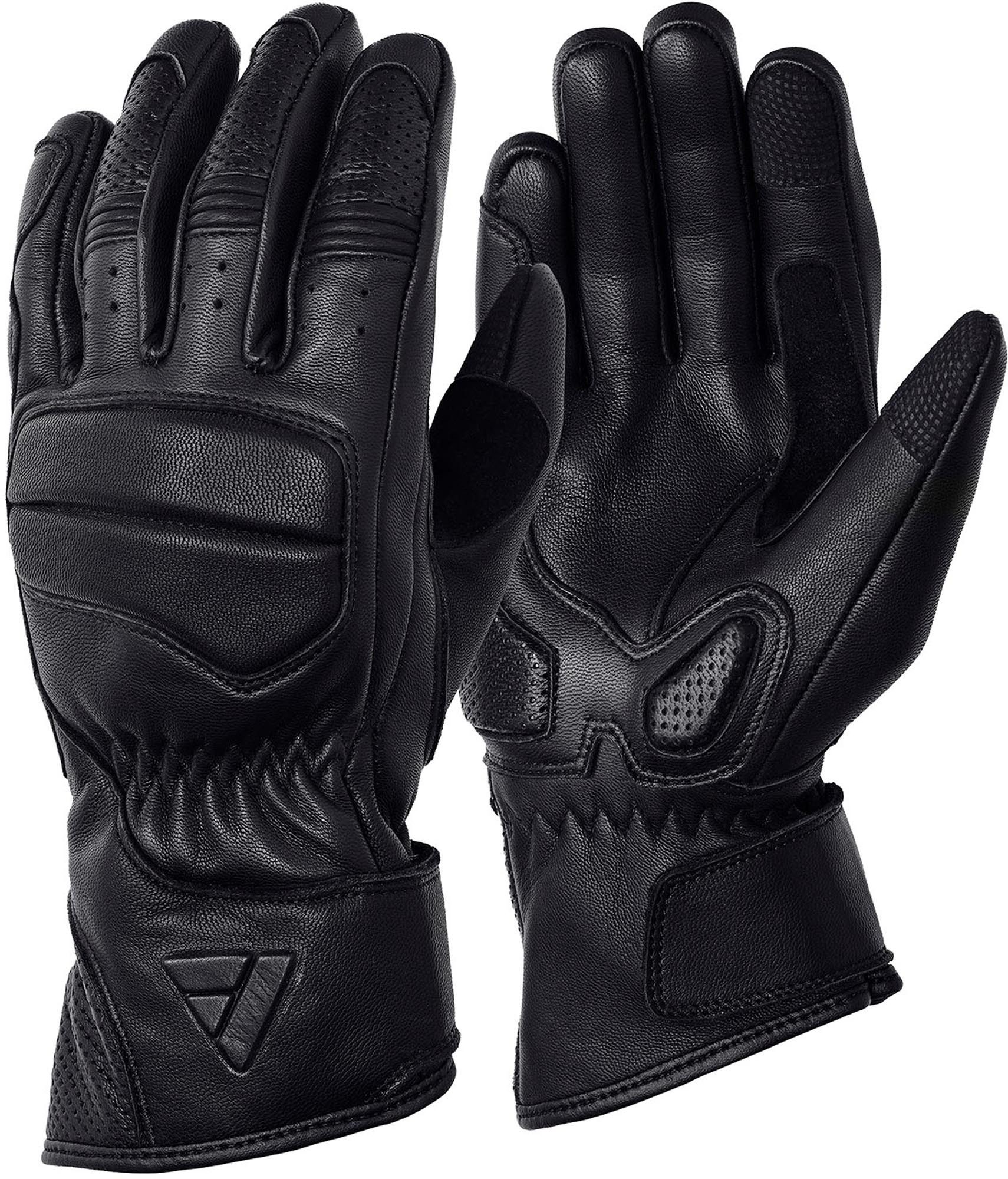 Modeka Motorradhandschuhe Mivo Motorrad Handschuhe perforiert,Touchscreenbedienung möglich