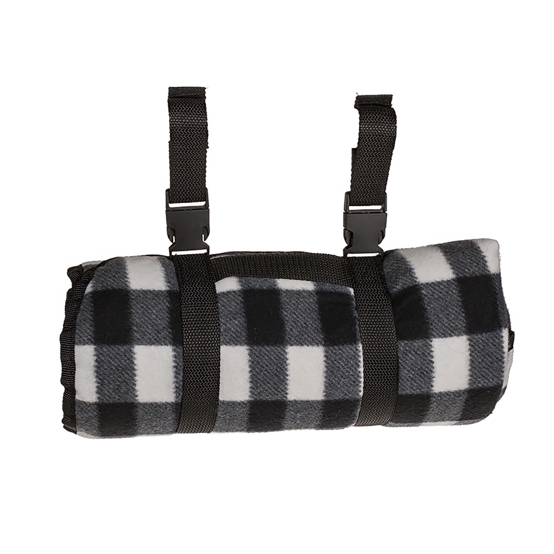 Picknickdecke Camping Picknick-Decke 120x135cm mit Clips zur Befestigung am Fahrrad