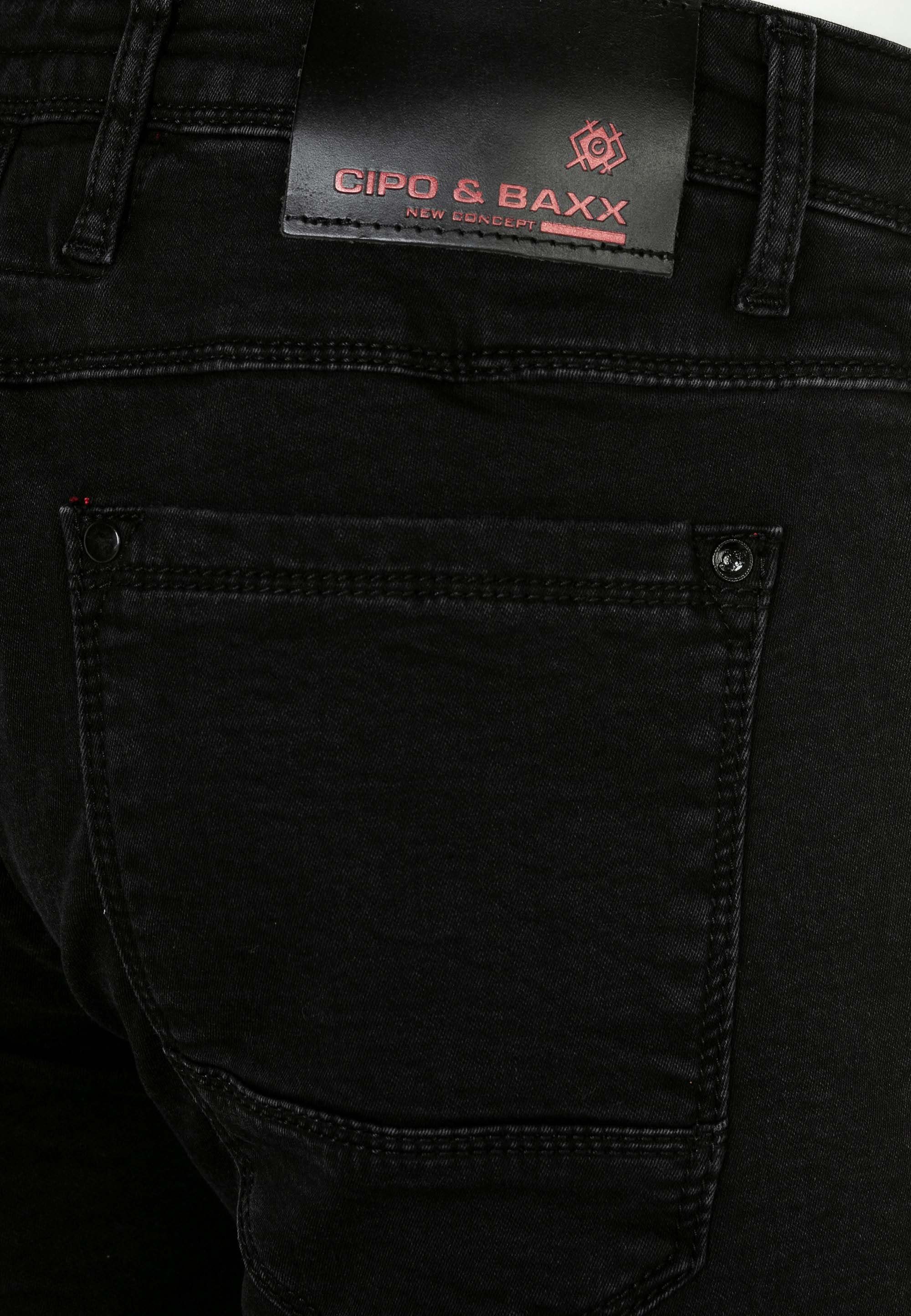 Cipo & Baxx Slim-fit-Jeans im klassischen 5-Pocket-Design