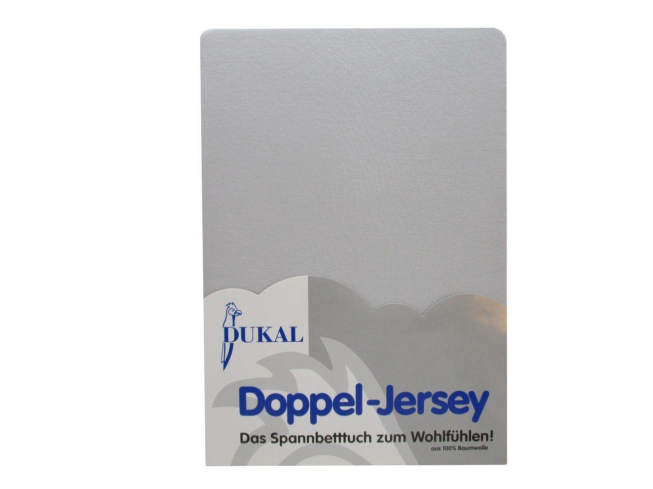 Spannbettlaken für Topper, max. Matratzenhöhe 10 cm, 100% Baumwolle, DUKAL, Doppel-Jersey, Gummizug: rundum, (1 Stück), 180x220 - 200x220 cm, aus hochwertigem Doppel-Jersey, Made in Germany