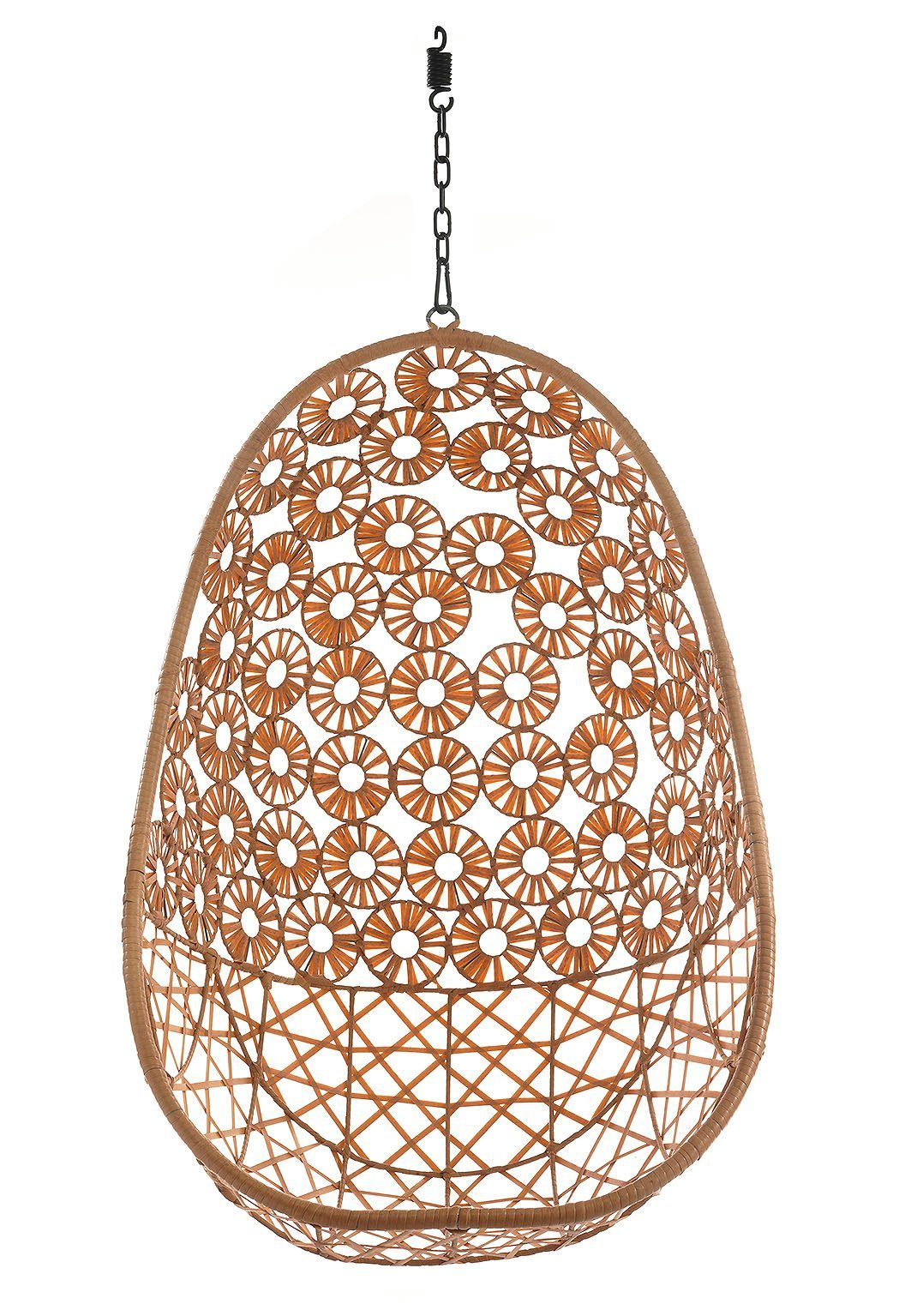ᐅ Kobolo Hängesessel Hängekorb FLORAL Polyrattan ohne Gestell (mit