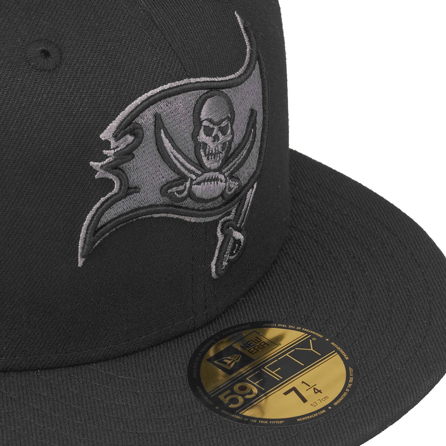 Bay Cap NFL Buccaneers New Fitted Era Schwarz/Grau Tampa 59Fifty