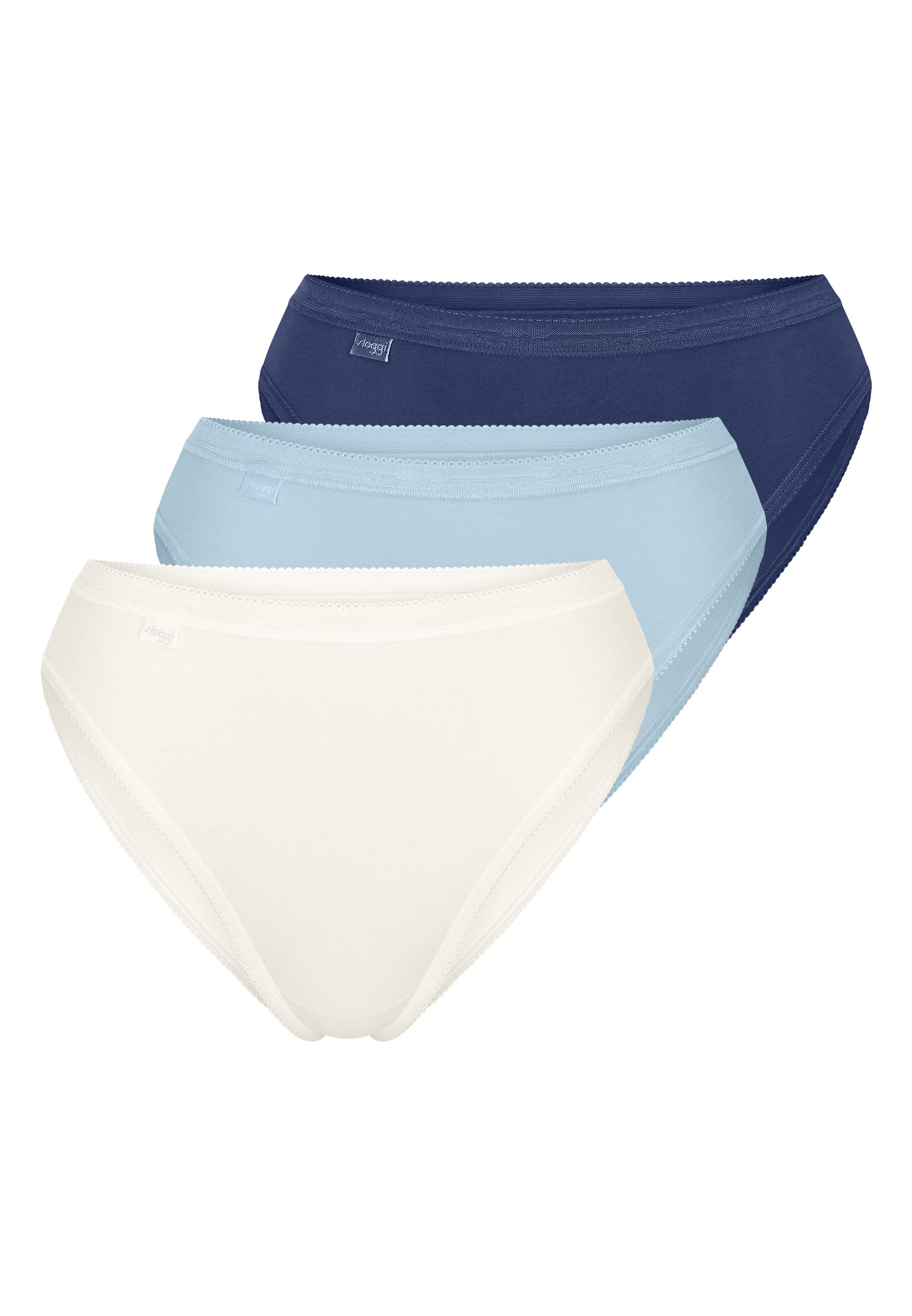 sloggi Tai-Slip Basic+ (3er Pack) perfekter Sitz, hoher Beinausschnitt ...
