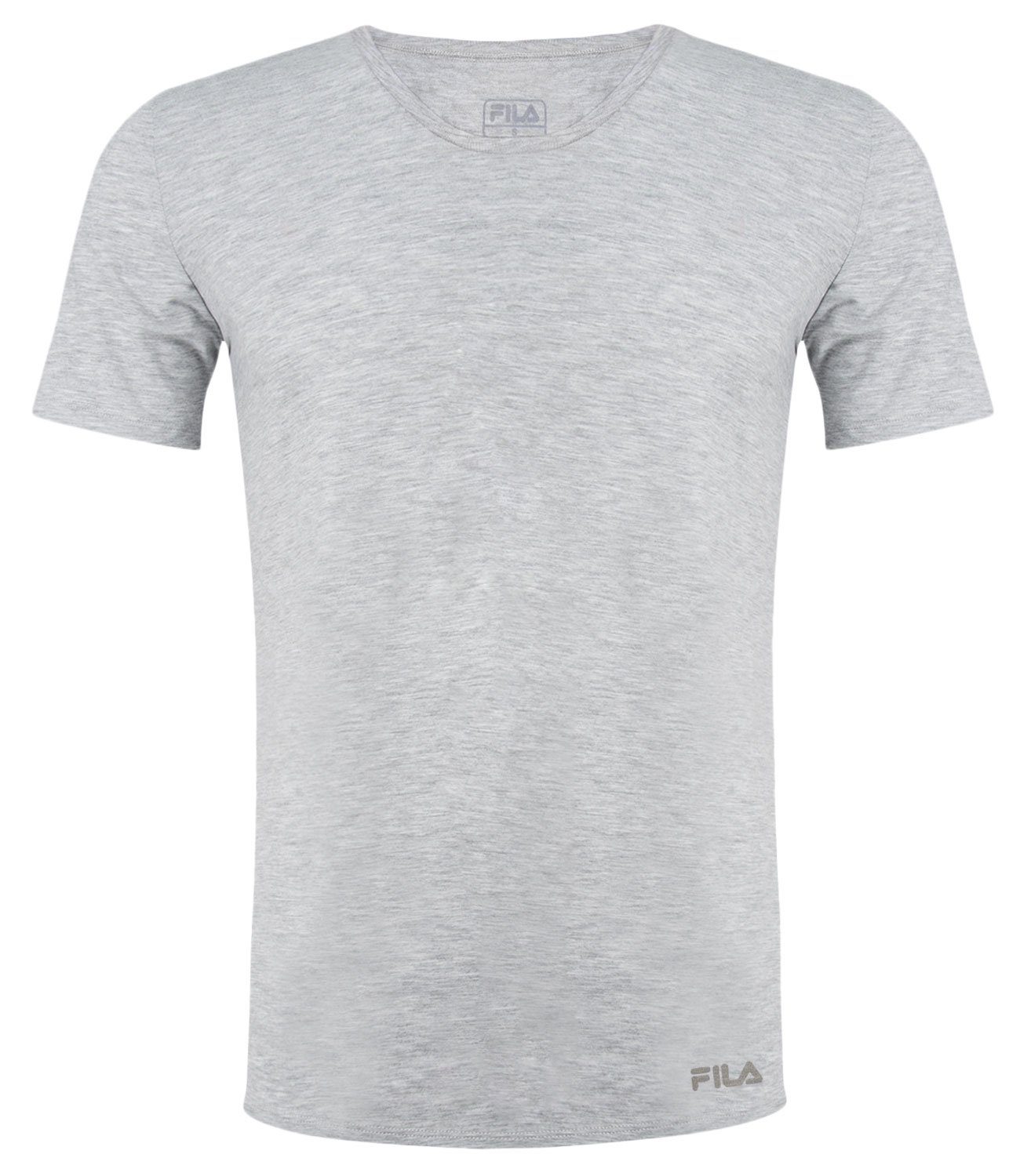 Fila T-Shirt Round-Neck aus weichem Baumwolljersey 400 grey