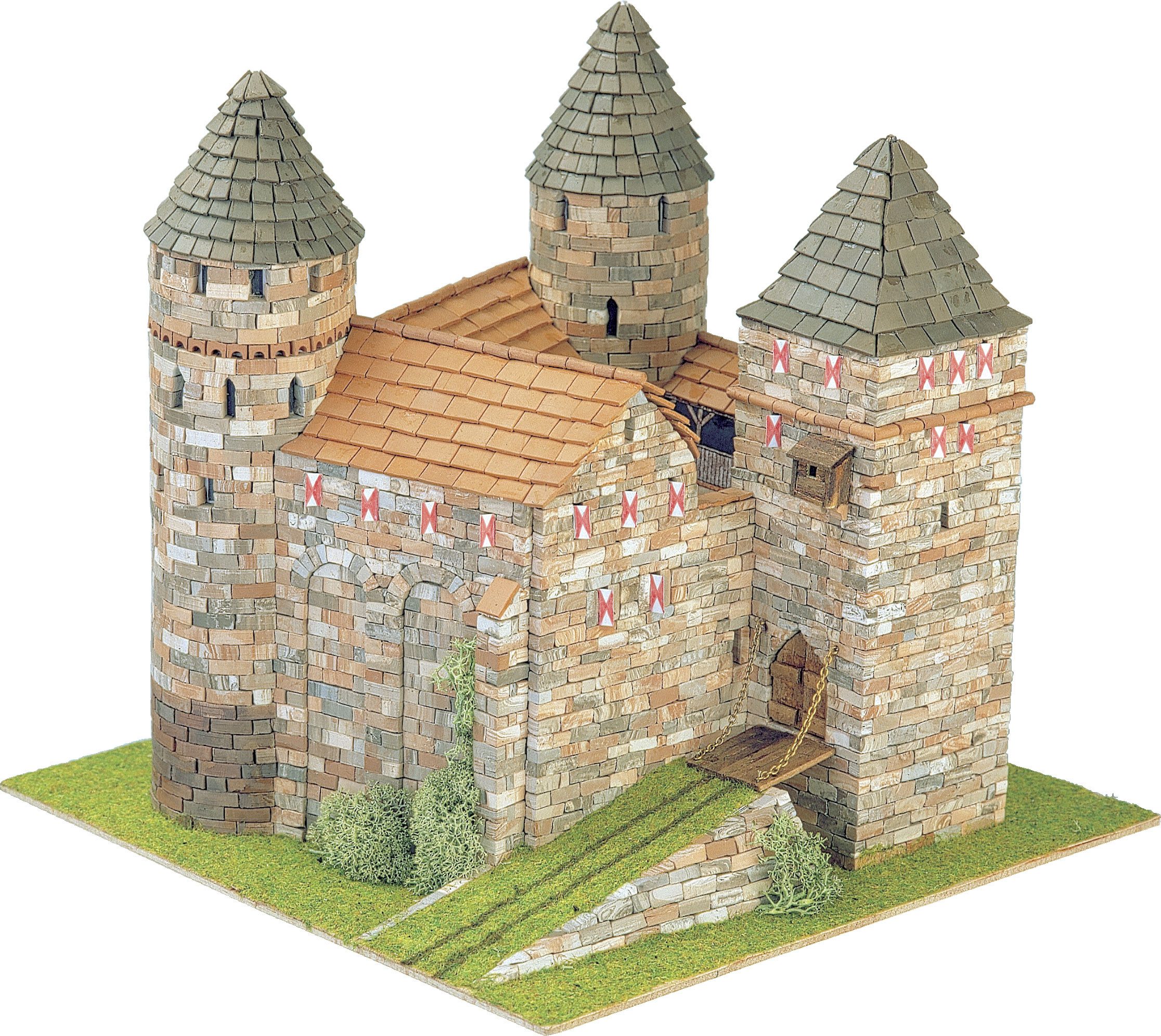 Domus Kits Modellbausatz Burgen 5 Stolzeneck, Maßstab 1:87, (Modellbausatz, 3702-tlg., Burg), Made in Europe