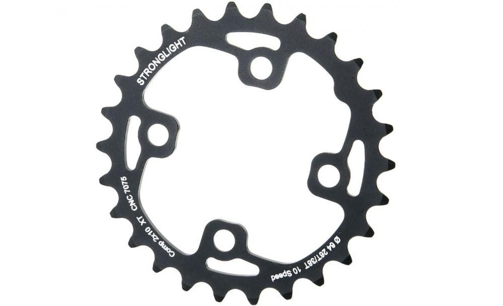 Kettenschaltung Stronglight Kettenblatt CT2 schw 2X10 XT FCM785 64mm 26(38)Z