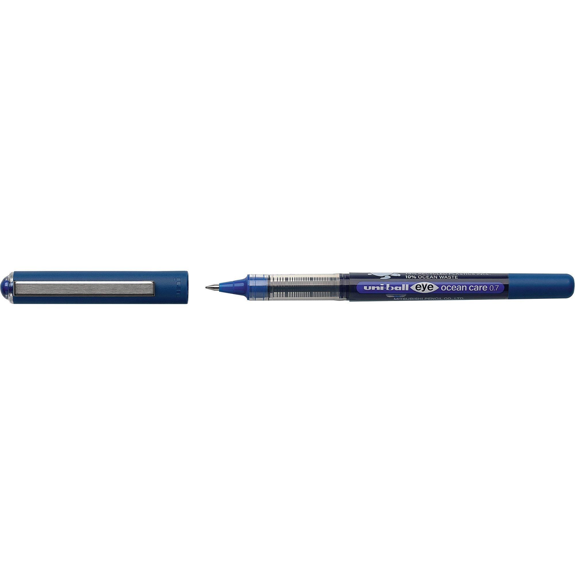 uni-ball Tintenfeinschreiber Tintenroller EYE Ocean Care 148153 0,4mm blau