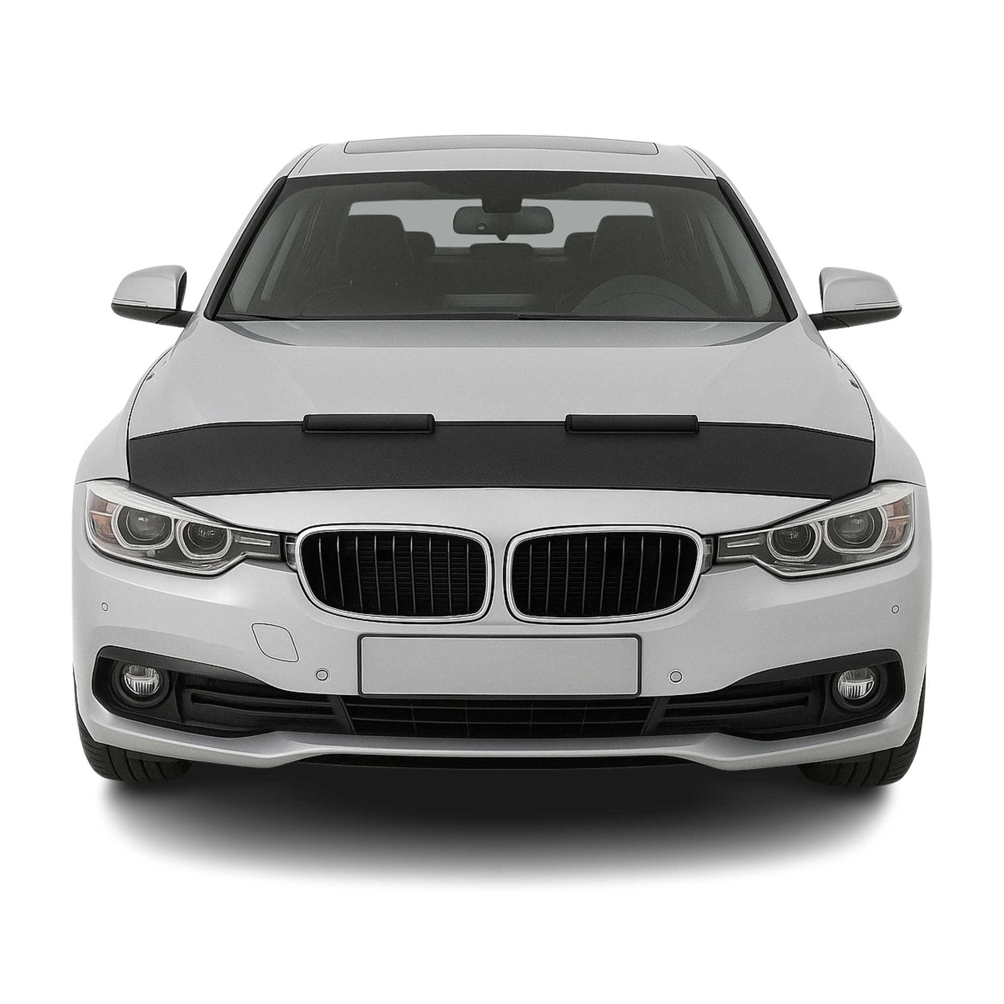 OMAC Frontstoßstange Haubenbra Bonnet Bra für BMW 3er F30 F31 F34 F35 Schwarz Halb, 1-St., Haltbar