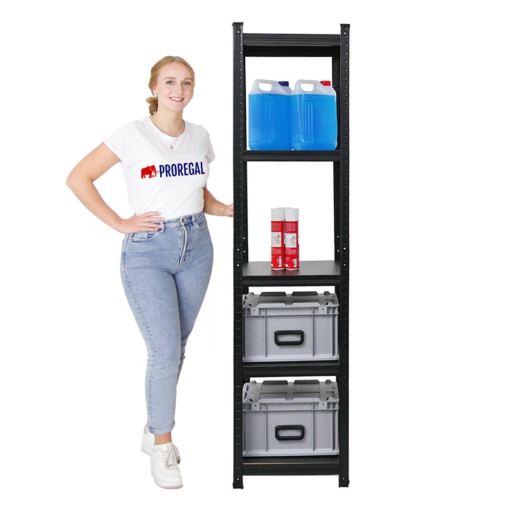 PROREGAL® Schwerlastregal Wohnregal Designregal Series RAGNAR Fachlast 100k günstig online kaufen