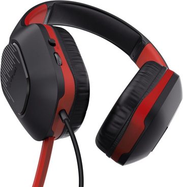 Trust Gaming GXT 415S Zirox Gaming-Headset (Leistungsstarke 50-mm-Treiber, Verstellbarer Kopfbügel, Federleicht, Mit Kabel, Immersives Klangerlebnis, Flexibles Mikrofon, Individuelle Kontrolle)
