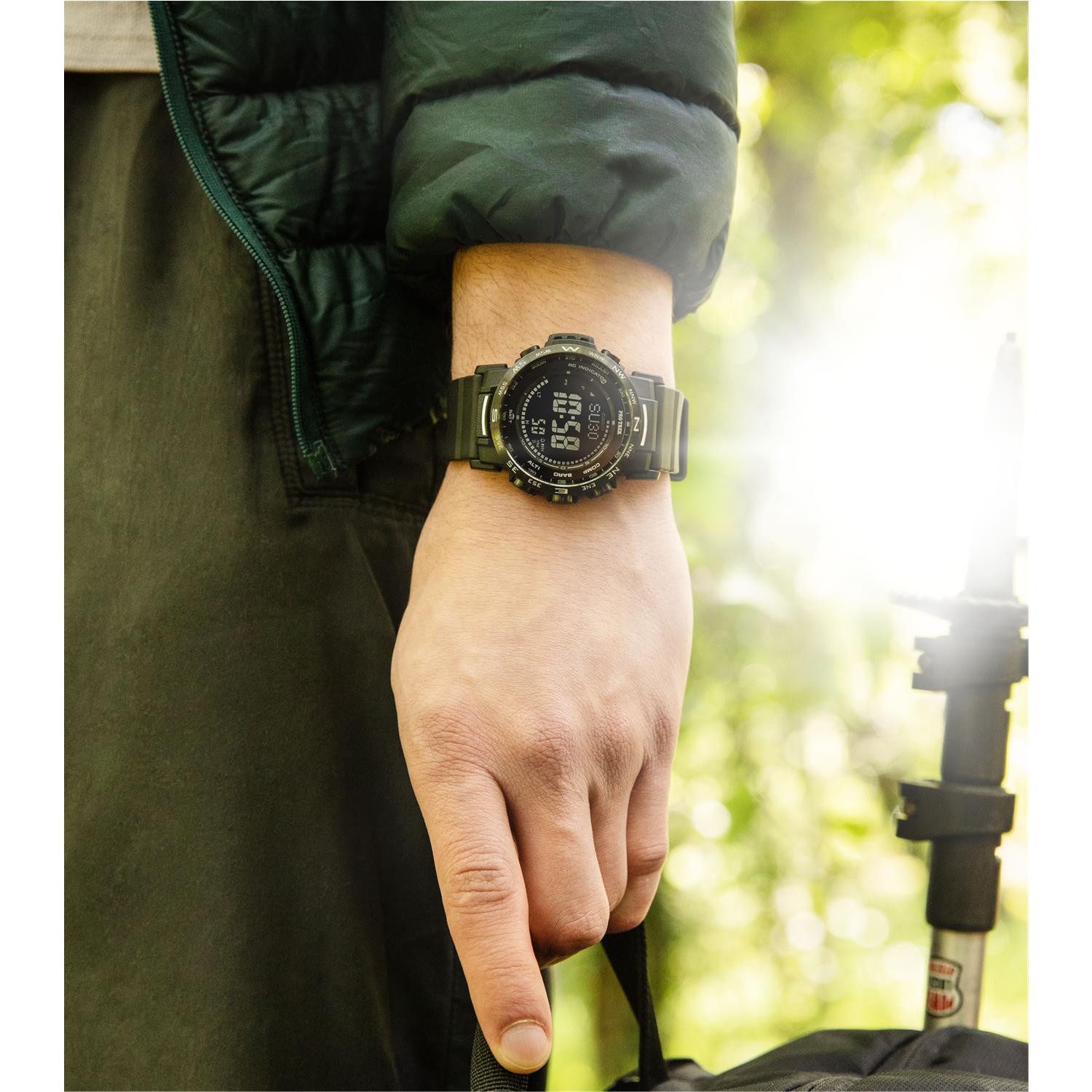 CASIO Solaruhr Casio Pro Trek Unisex Solaruhr PRW-35Y-1BER, (1-tlg)