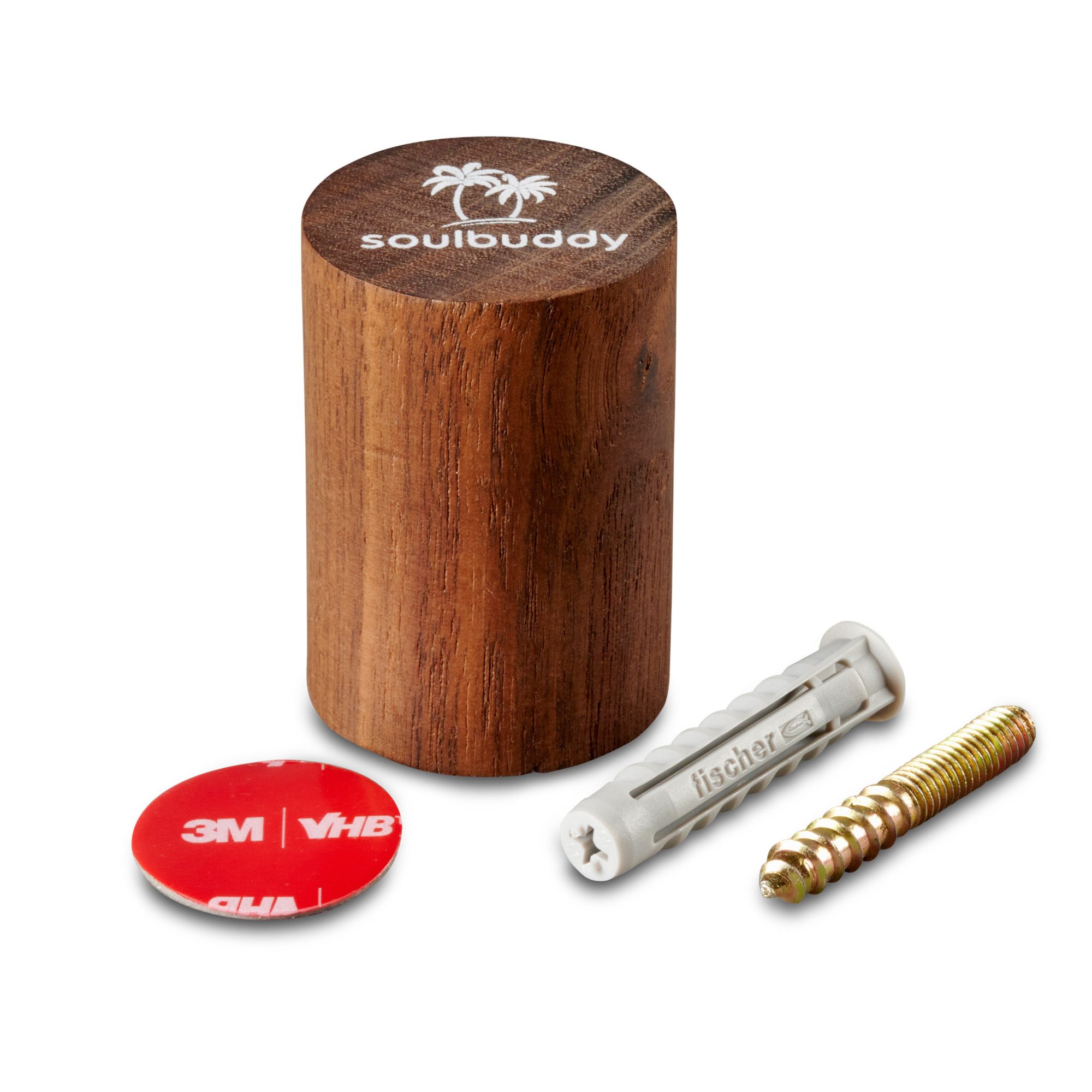 Soulbuddy Wandhaken Cap Haken, (Buche oder Walnuss, 4-St., Single, 2er-Set günstig online kaufen