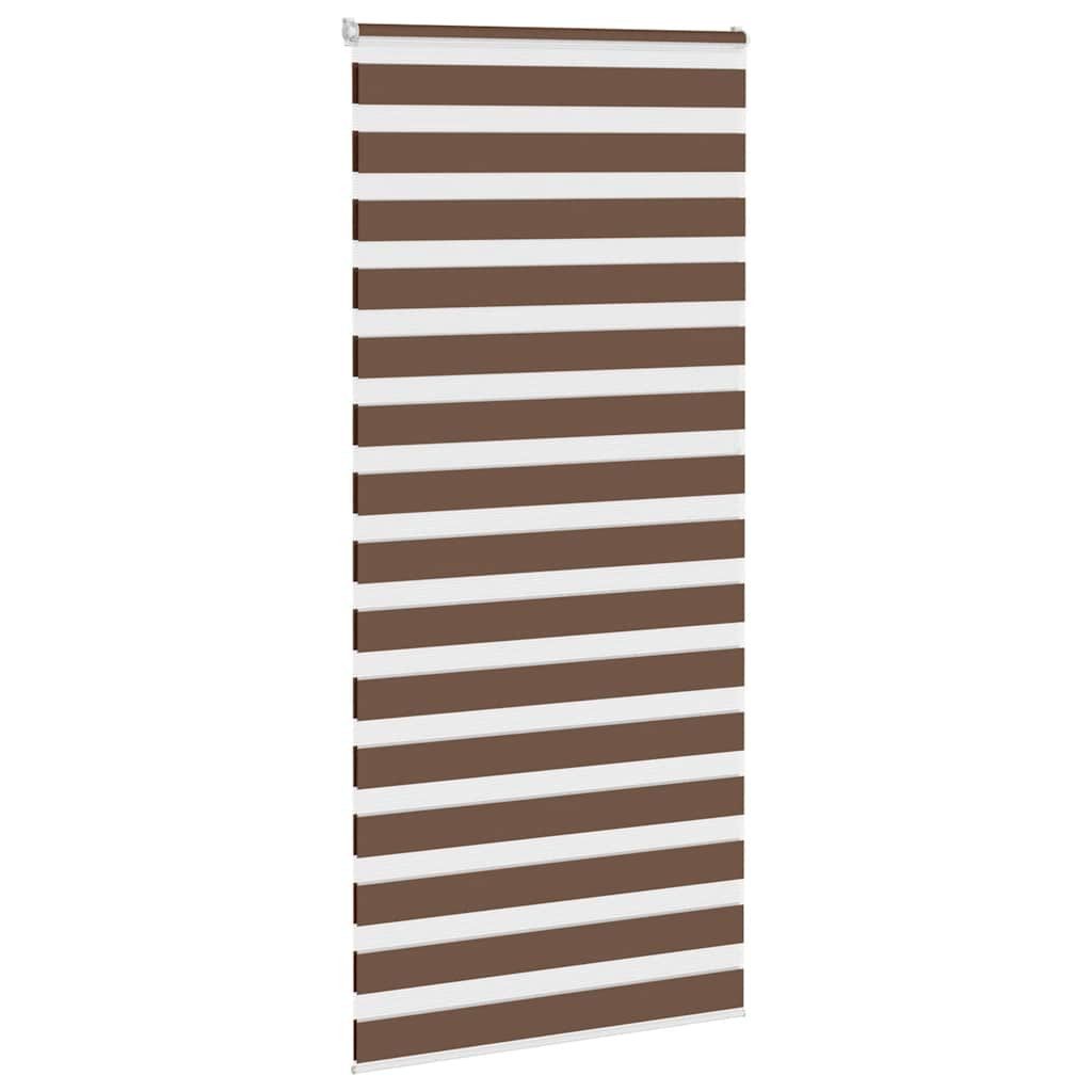 Rollo Doppelrollo Braun 105x200 cm Stoffbreite 100,9 cm Polyester, vidaXL