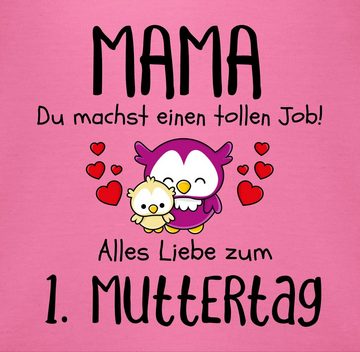 Shirtracer Lätzchen Mama - 1. Muttertag Erstes Muttertagsgeschenk Muttertagsüberraschung, Muttertagsgeschenk