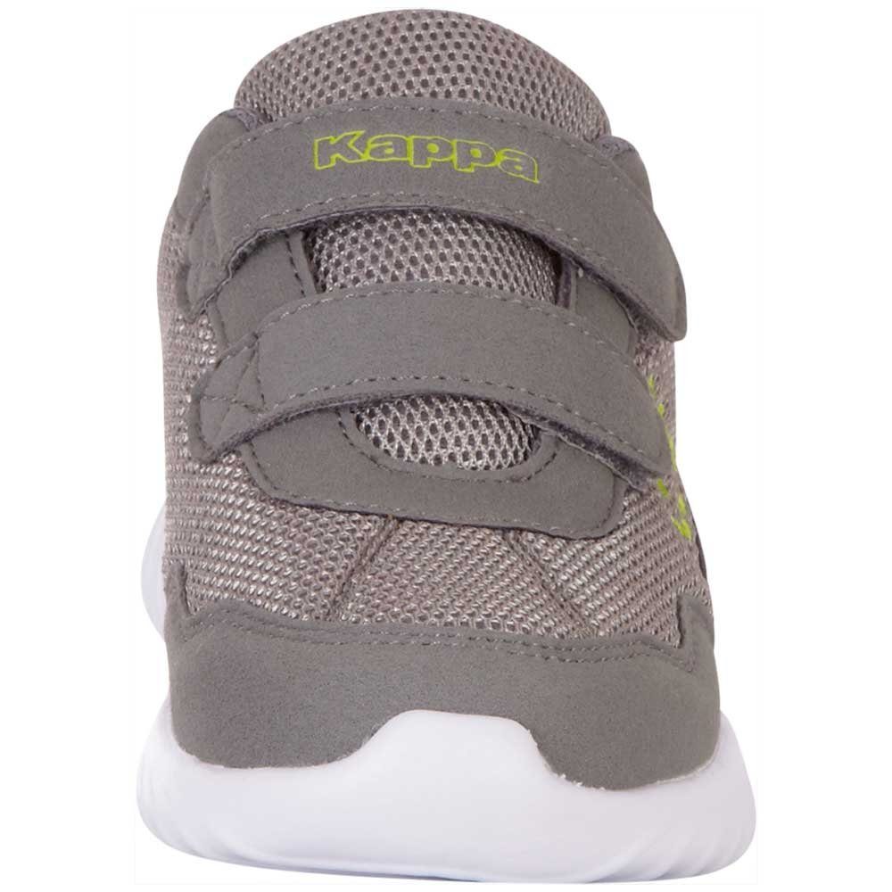 Kappa Sneaker in kinderfußgerechter grey-lime Passform