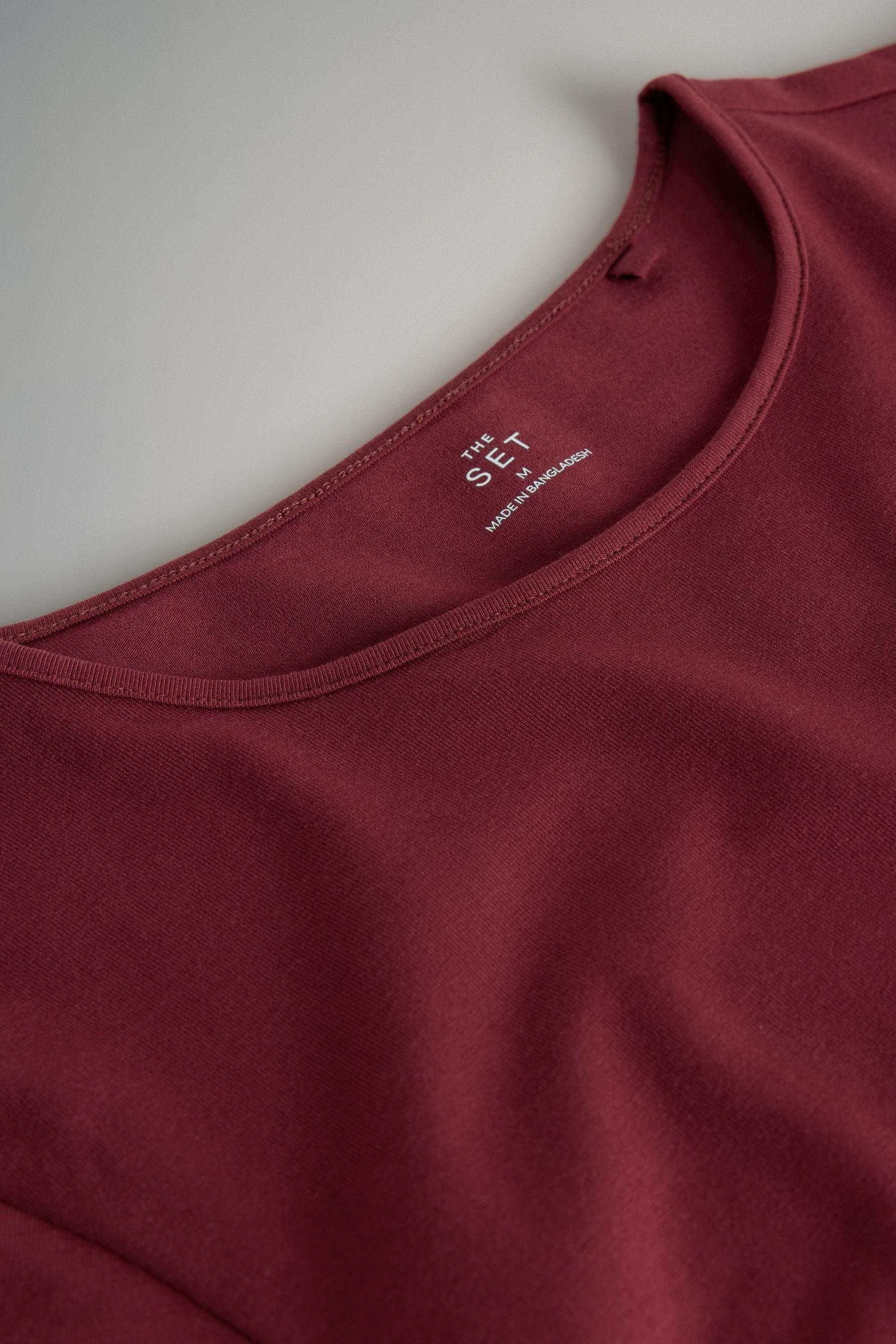 The Set T-Shirt The Set körpernahe Kurzarm-T-Shirts, 5er-Pack (5-tlg)