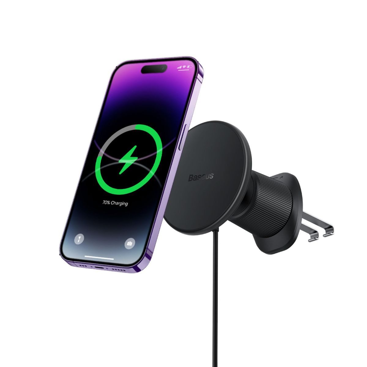 Baseus CW01 Ladehalterung Wireless Charging Air Vent 15W Induktions-Ladegerät