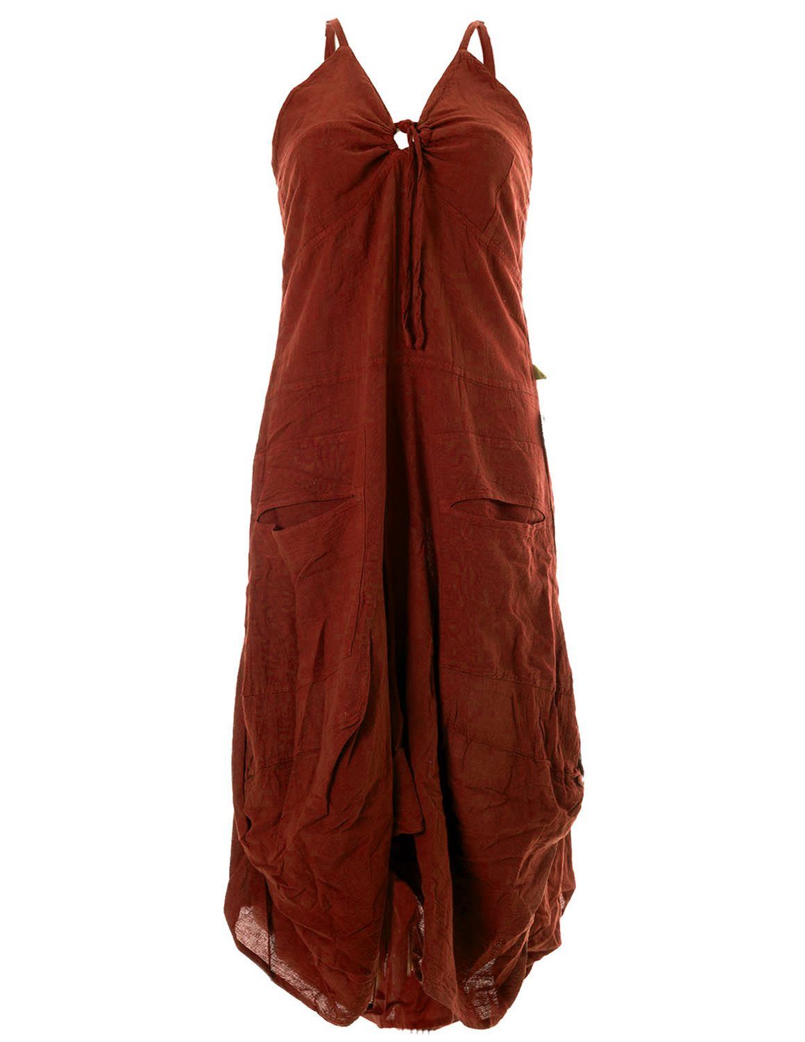 Vishes Ballonkleid Lagenlook Ballonkleid mit verstellbaren günstig online kaufen